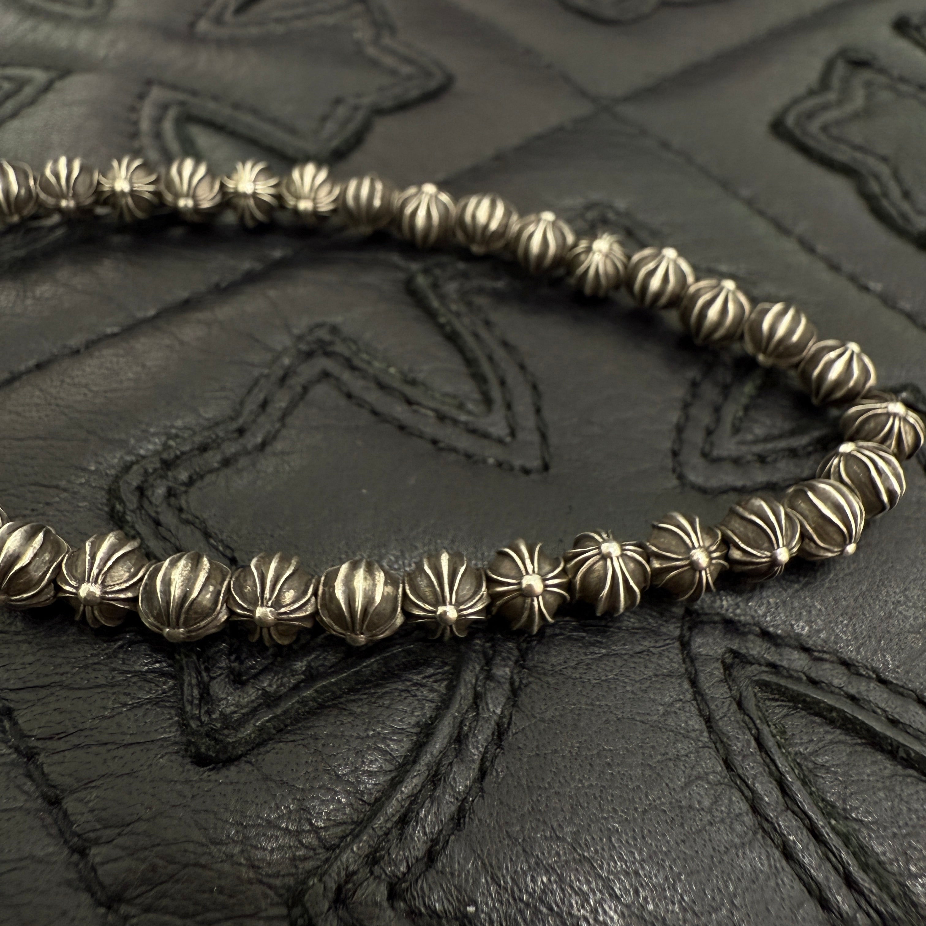 CHROME HEARTS Cross Ball BEAD Bracelet クロムハーツ クロスボール ビーズ ブレスレット