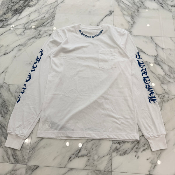 CHROME HEARTS Old English Neck Logo Long Sleeve Tee Size XL クロムハーツ オールドイングリッシュ ネックロゴ ロングスリーブ Tシャツ サイズXL