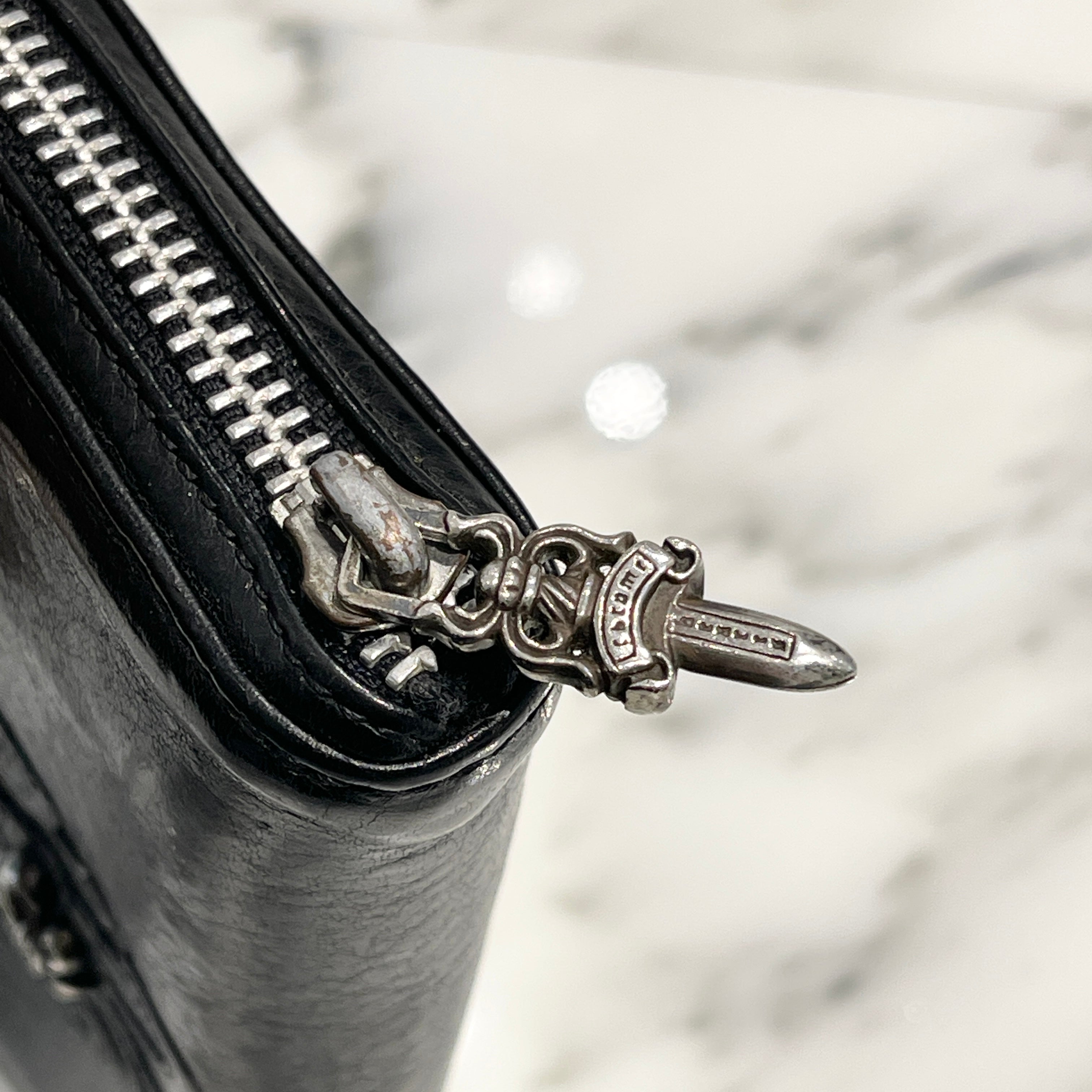 CHROME HEARTS BS FLARE REC F ZIP #2 WALLET クロムハーツ BSフレア レック Fジップ ウォレット