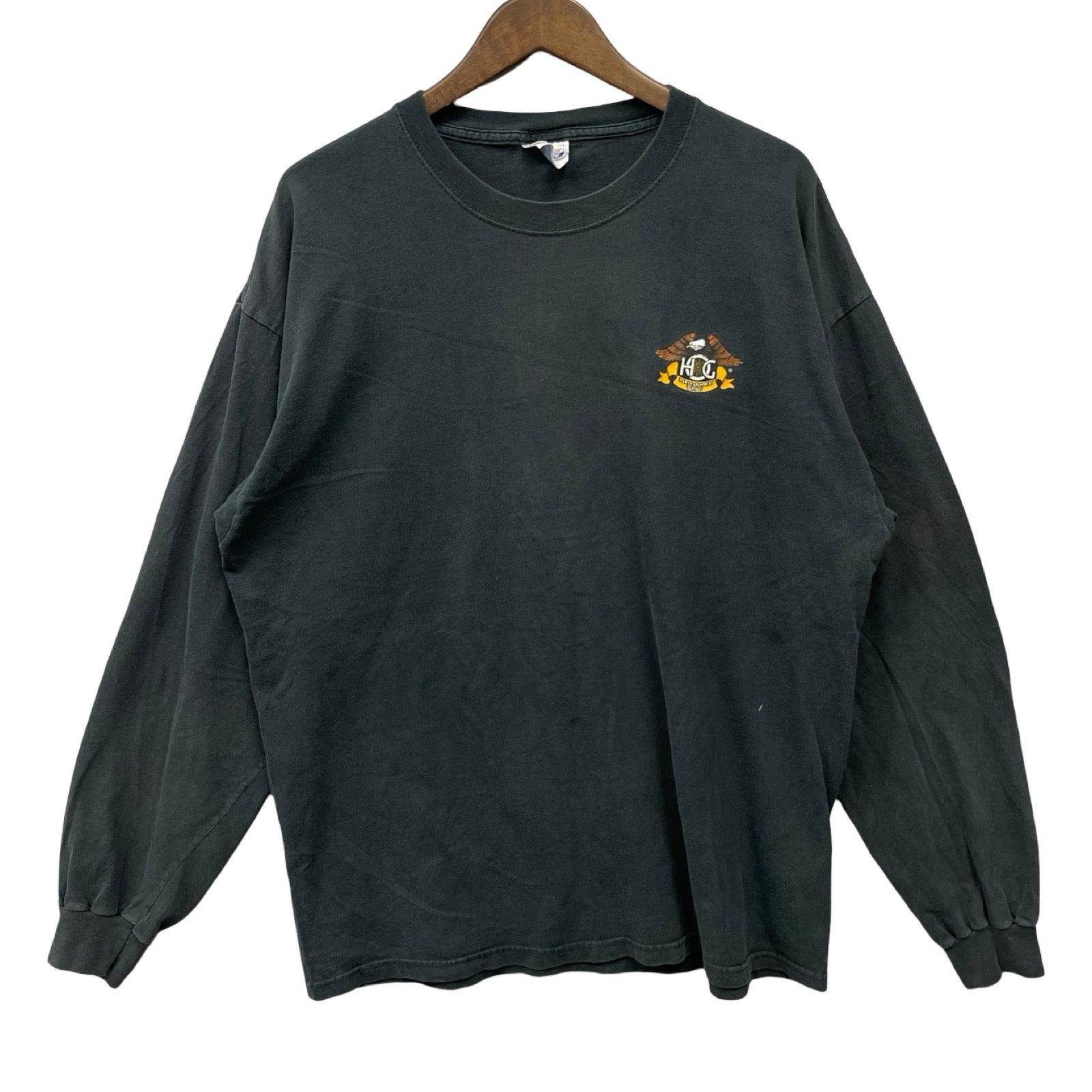 Vintage 00's Harley-Davidson "MOTOR CITY CHAPTER" Harley Owners Group L/S Tee Size XL