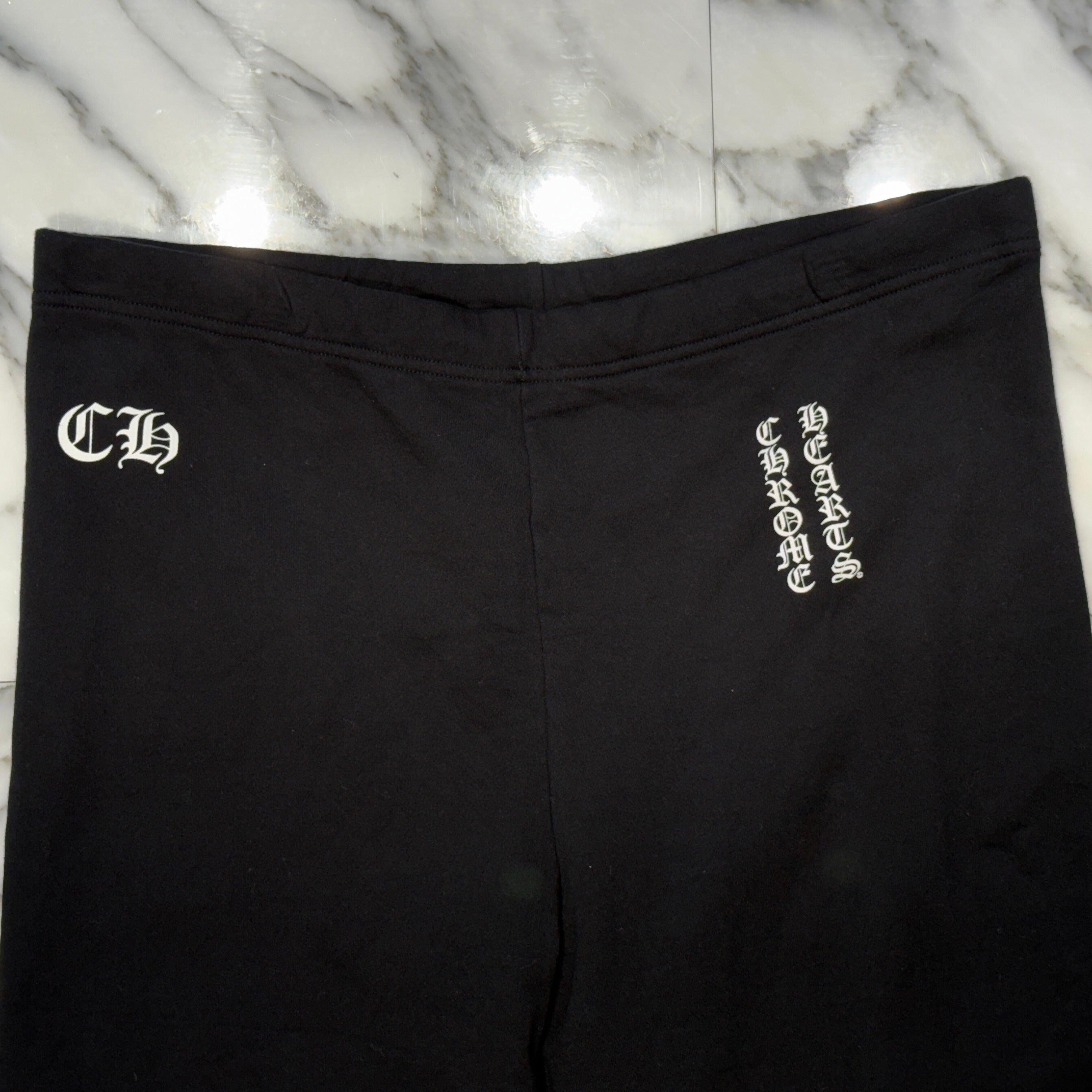 CHROME HEARTS RS3 Cross Vertical Logo Sweat Pants Size XL クロムハーツ RS3 クロス ヴァーティカルロゴ スウェットパンツ サイズXL