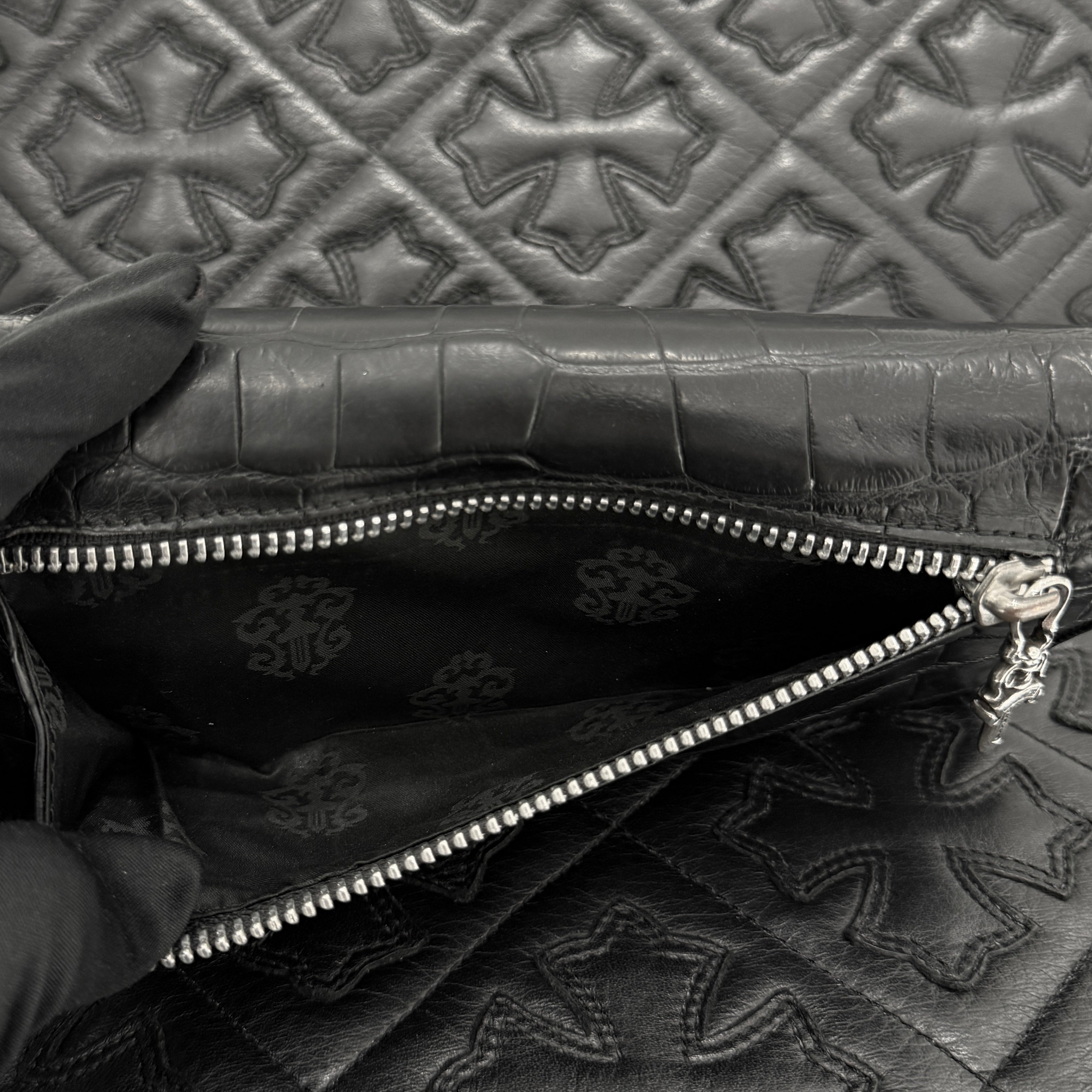 CHROME HEARTS Alligator Leather Wave Cross Ball Wallet クロムハーツ アリゲーターレザー ウェーブ クロスボール ウォレット