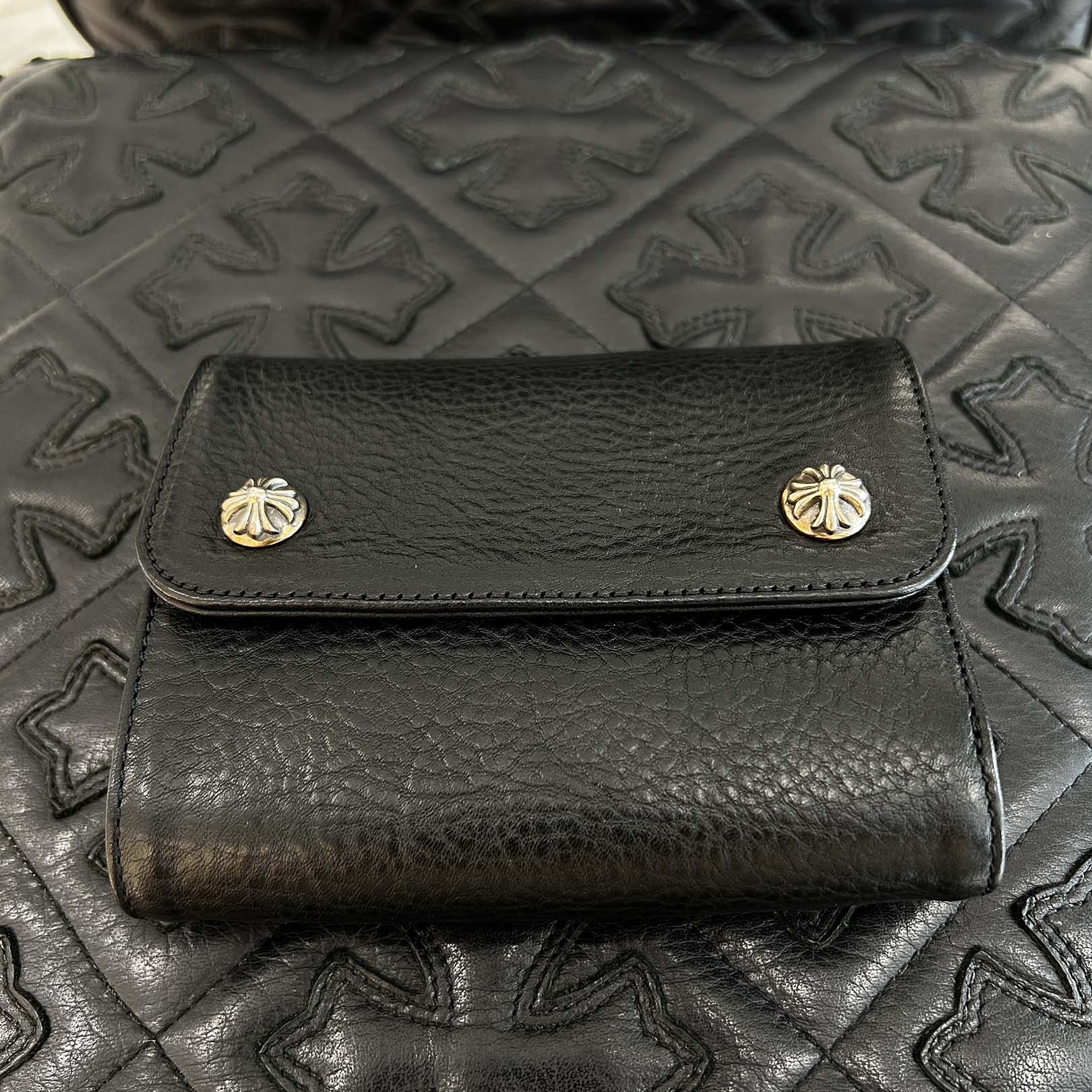 CHROME HEARTS Wave Mini Cross Ball Wallet クロムハーツ ウェーブ ミニ クロスボール ウォレット