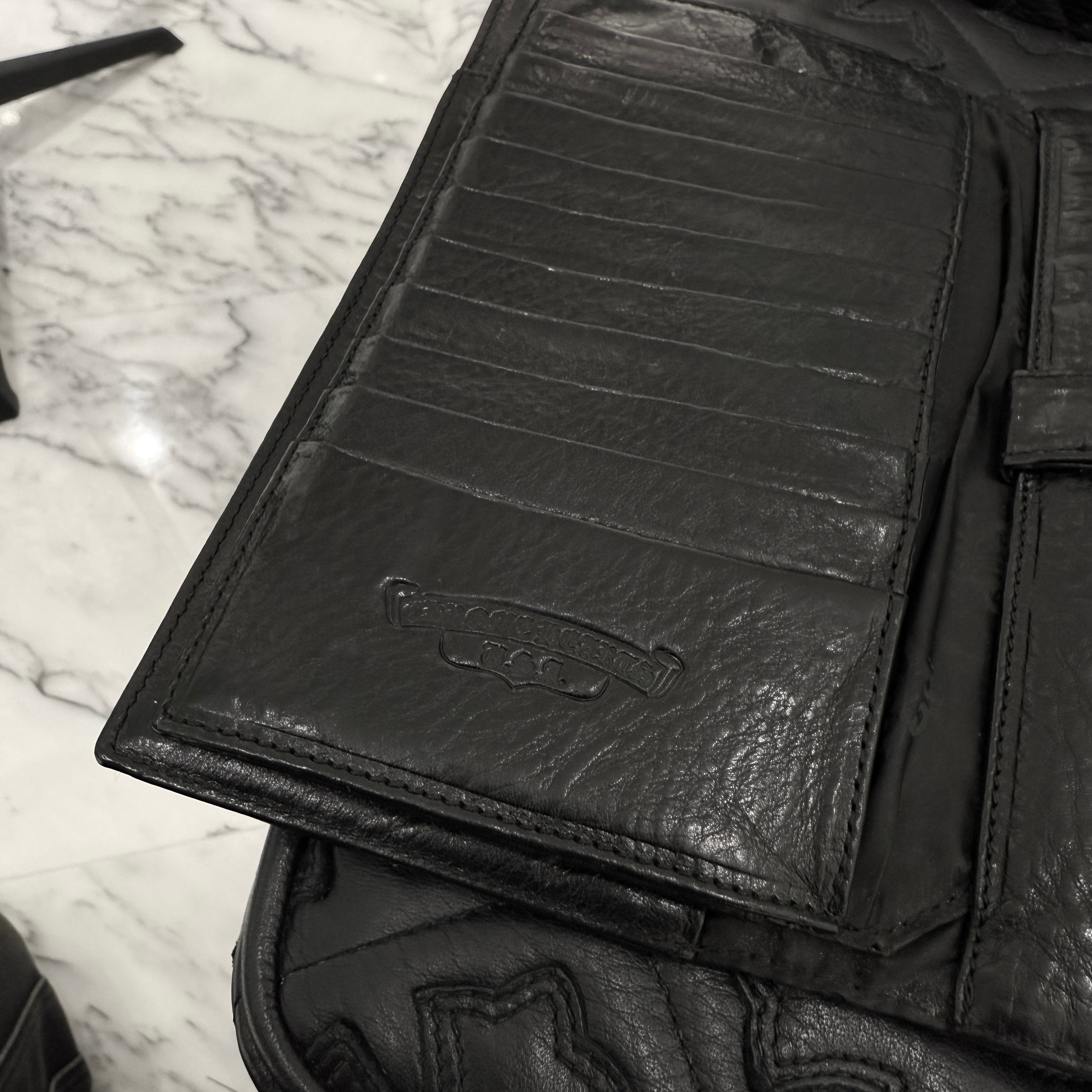 CHROME HEARTS Alligator Leather Wave Cross Ball Wallet クロムハーツ アリゲーターレザー ウェーブ クロスボール ウォレット