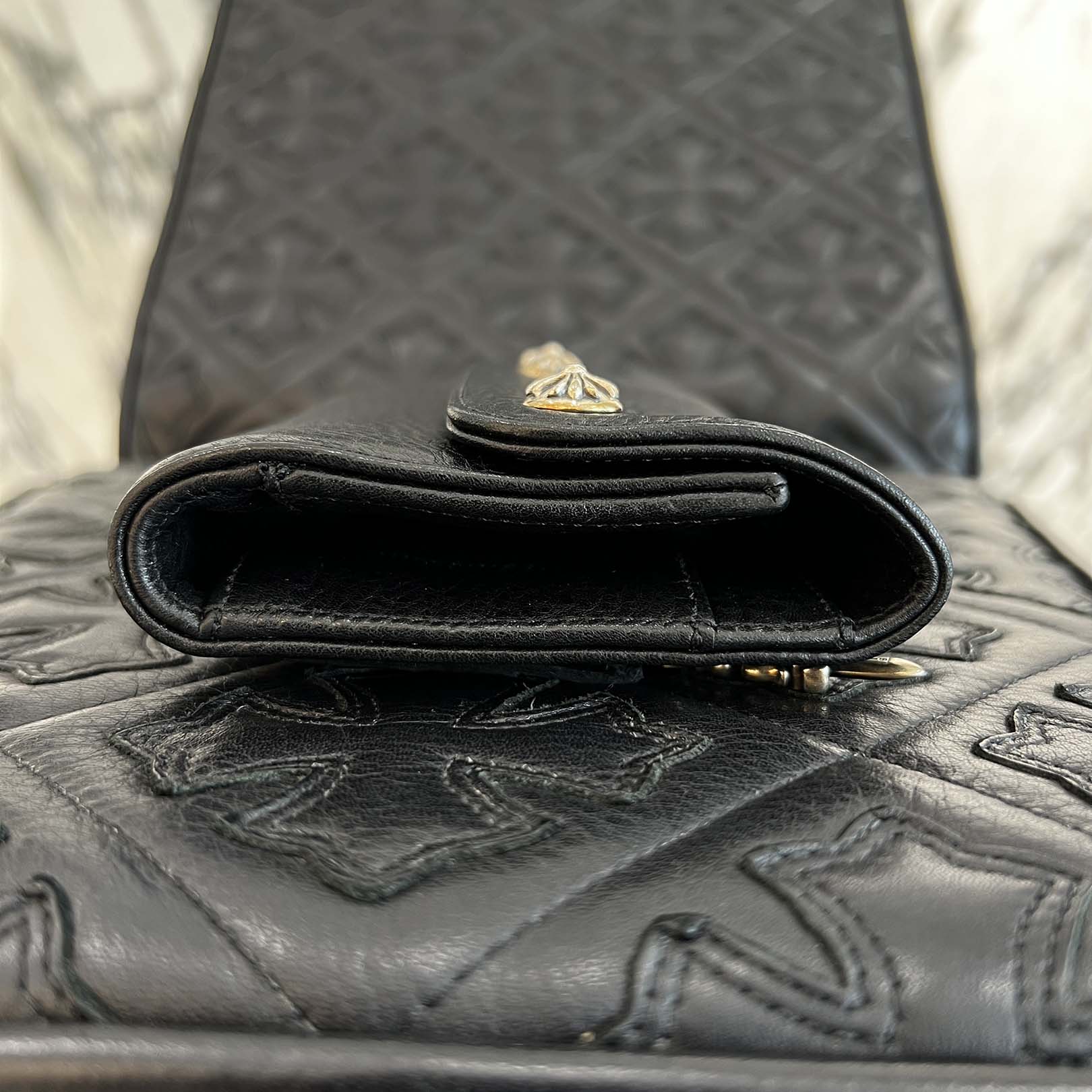 CHROME HEARTS Wave Mini Cross Ball Wallet クロムハーツ ウェーブ ミニ クロスボール ウォレット