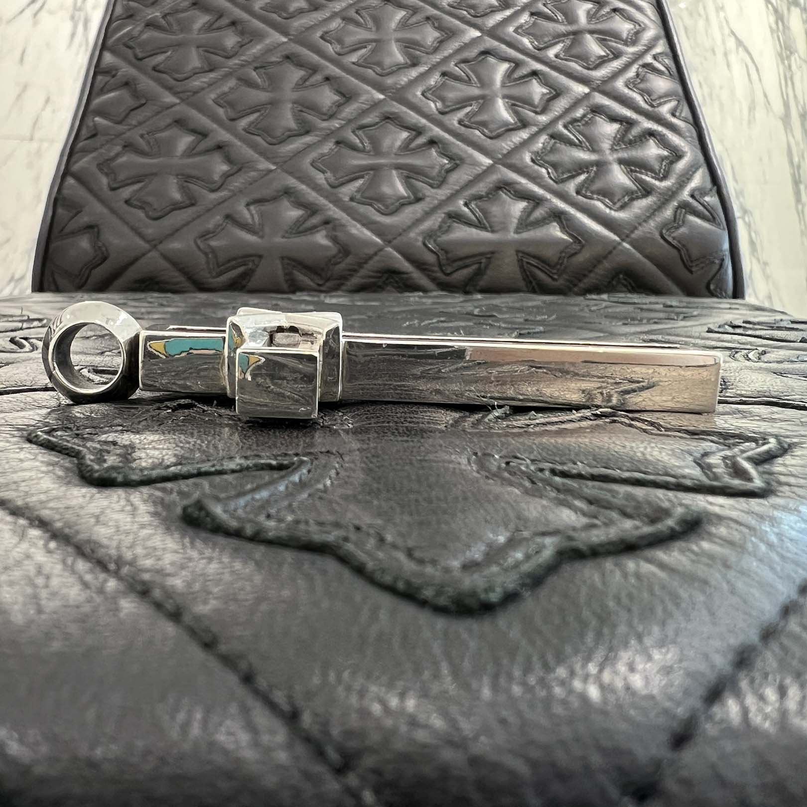 CHROME HEARTS MAPPLE THORPE CROSS Pendant Top クロムハーツ メープルソープ クロス ペンダントトップ