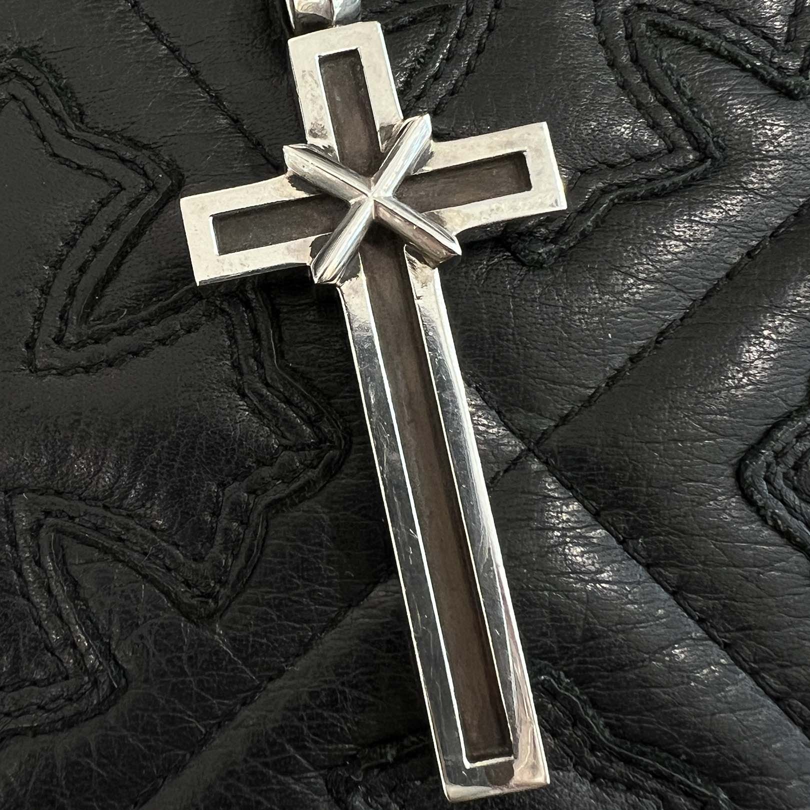 CHROME HEARTS MAPPLE THORPE CROSS Pendant Top クロムハーツ メープルソープ クロス ペンダントトップ