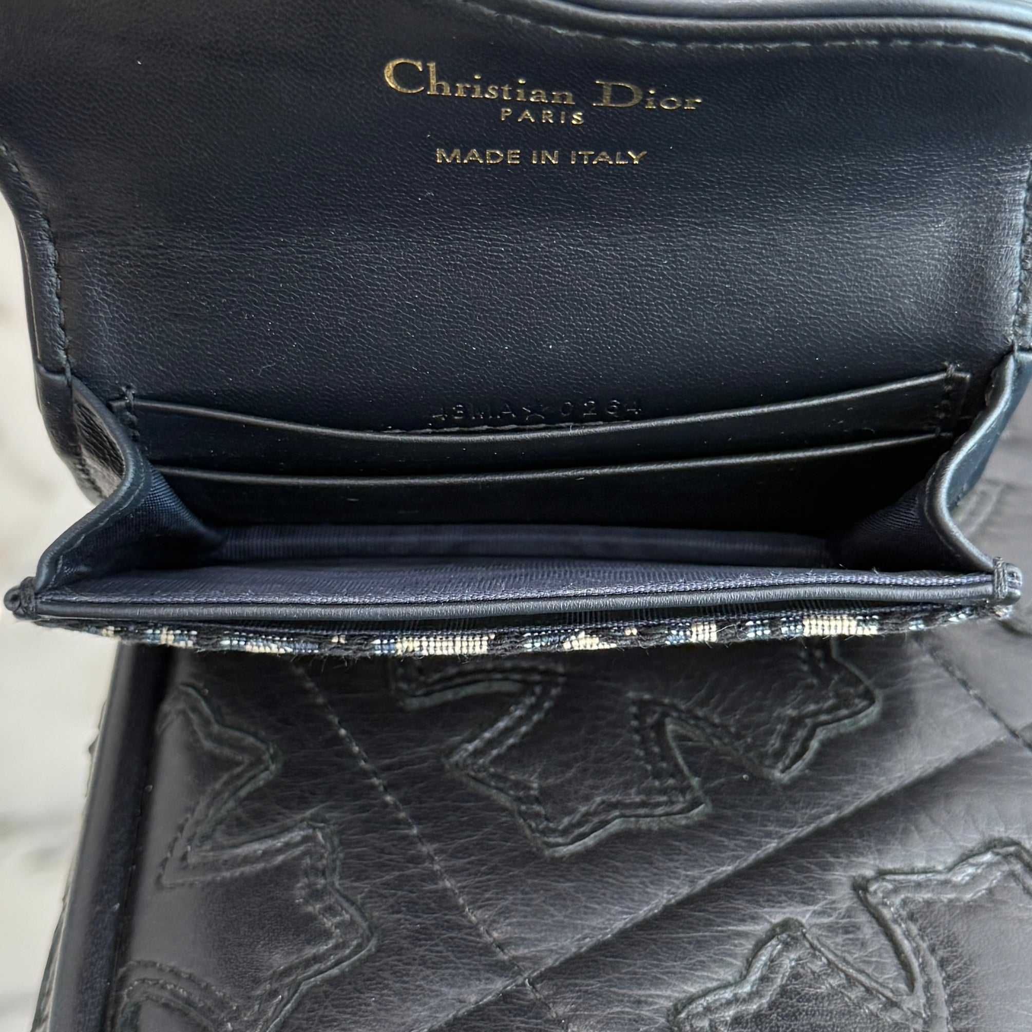 DIOR 2024AW Saddle Bloom Card Holder ディオール サドルブルーム カードホルダー