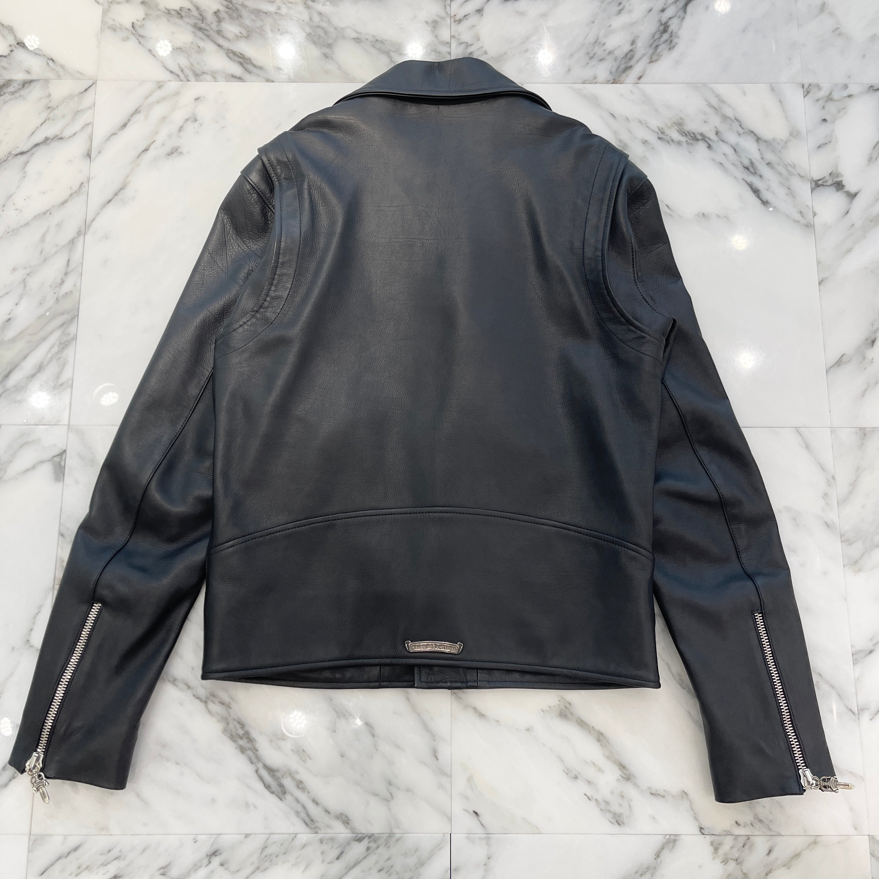 CHROME HEARTS Motoski Gunslinger Leather Rider's Jacket Size S クロムハーツ モトスキー ガンスリンガー レザー ライダース ジャケット サイズS