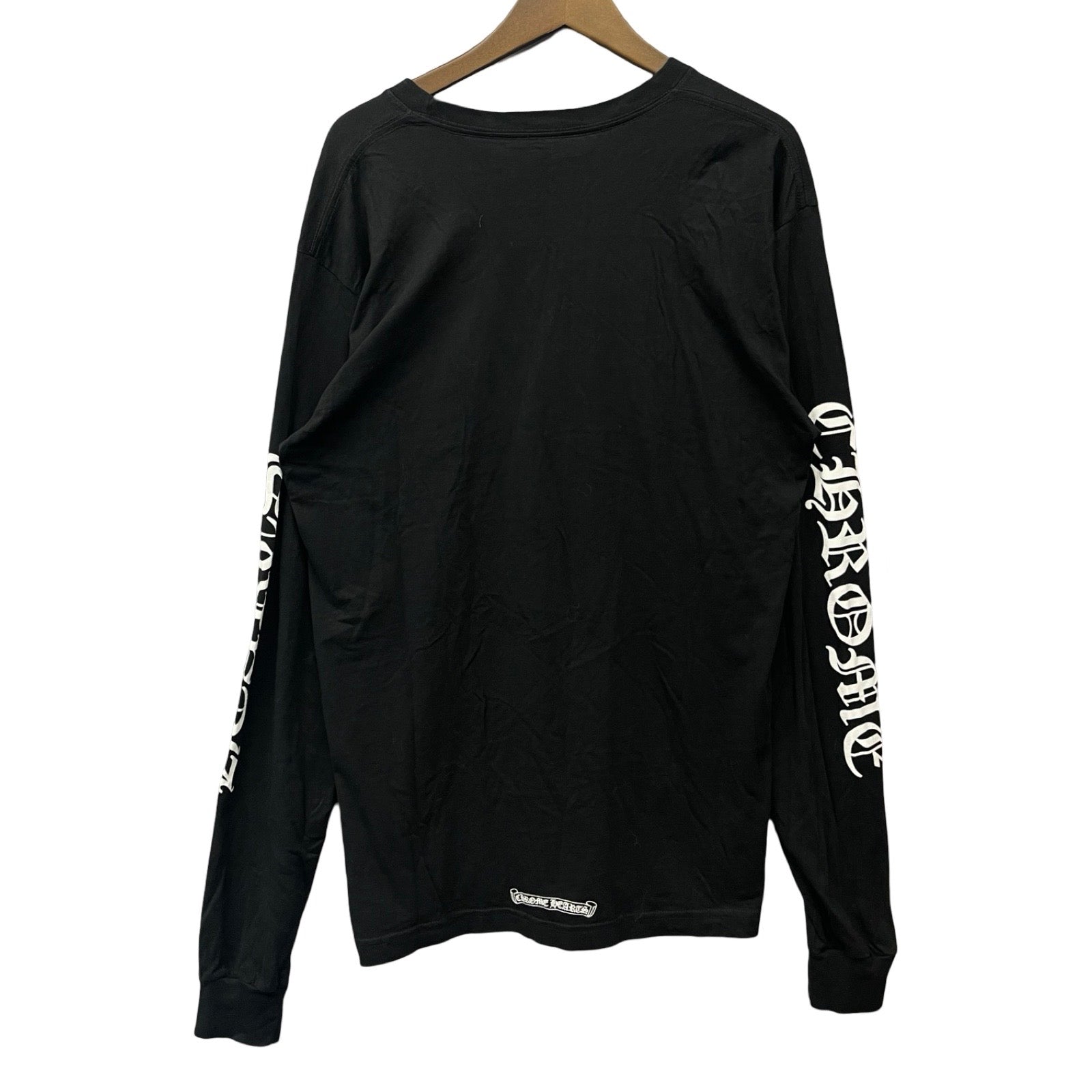 CHROME HEARTS Neck Logo Long Sleeve Tee Size L