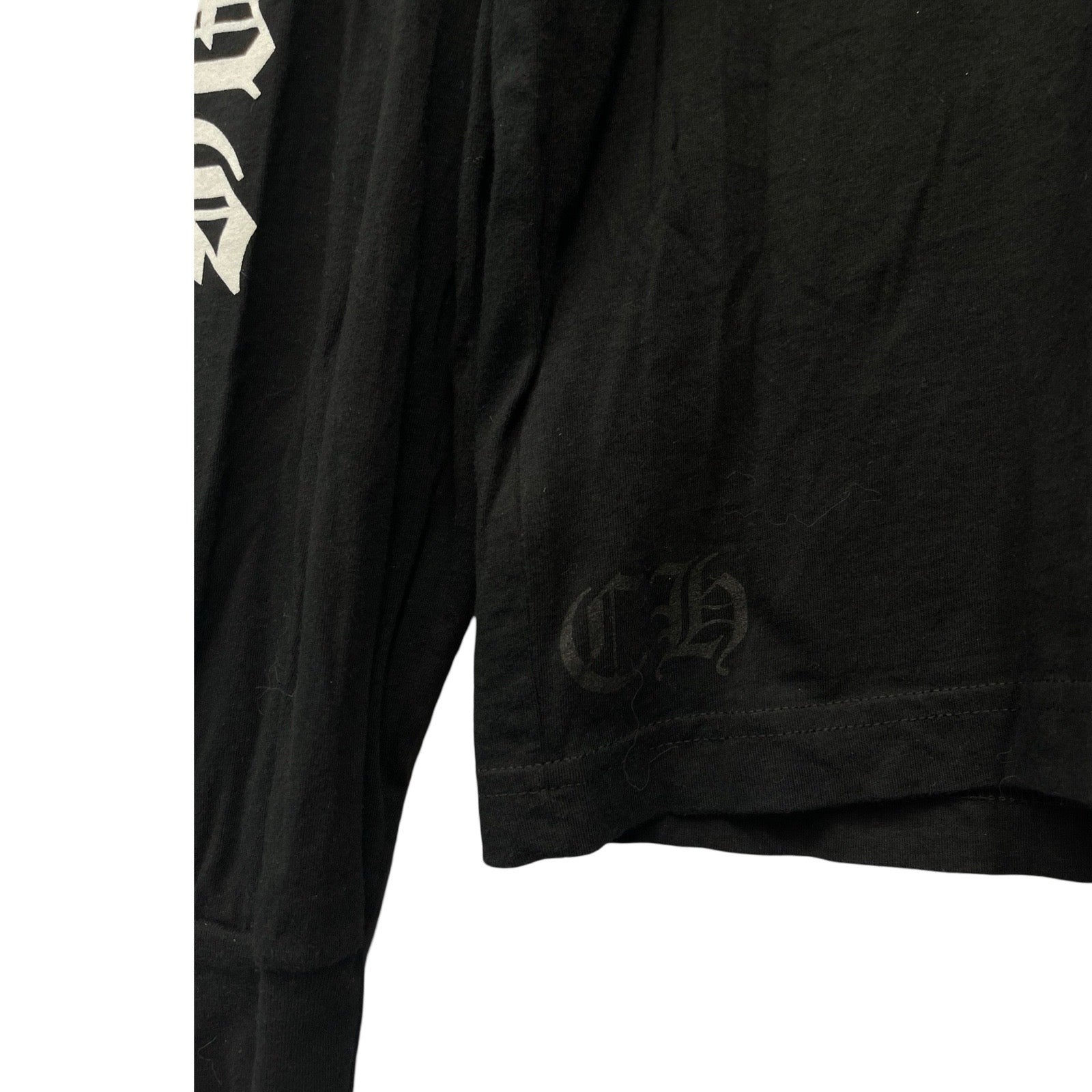 CHROME HEARTS Neck Logo Long Sleeve Tee Size L