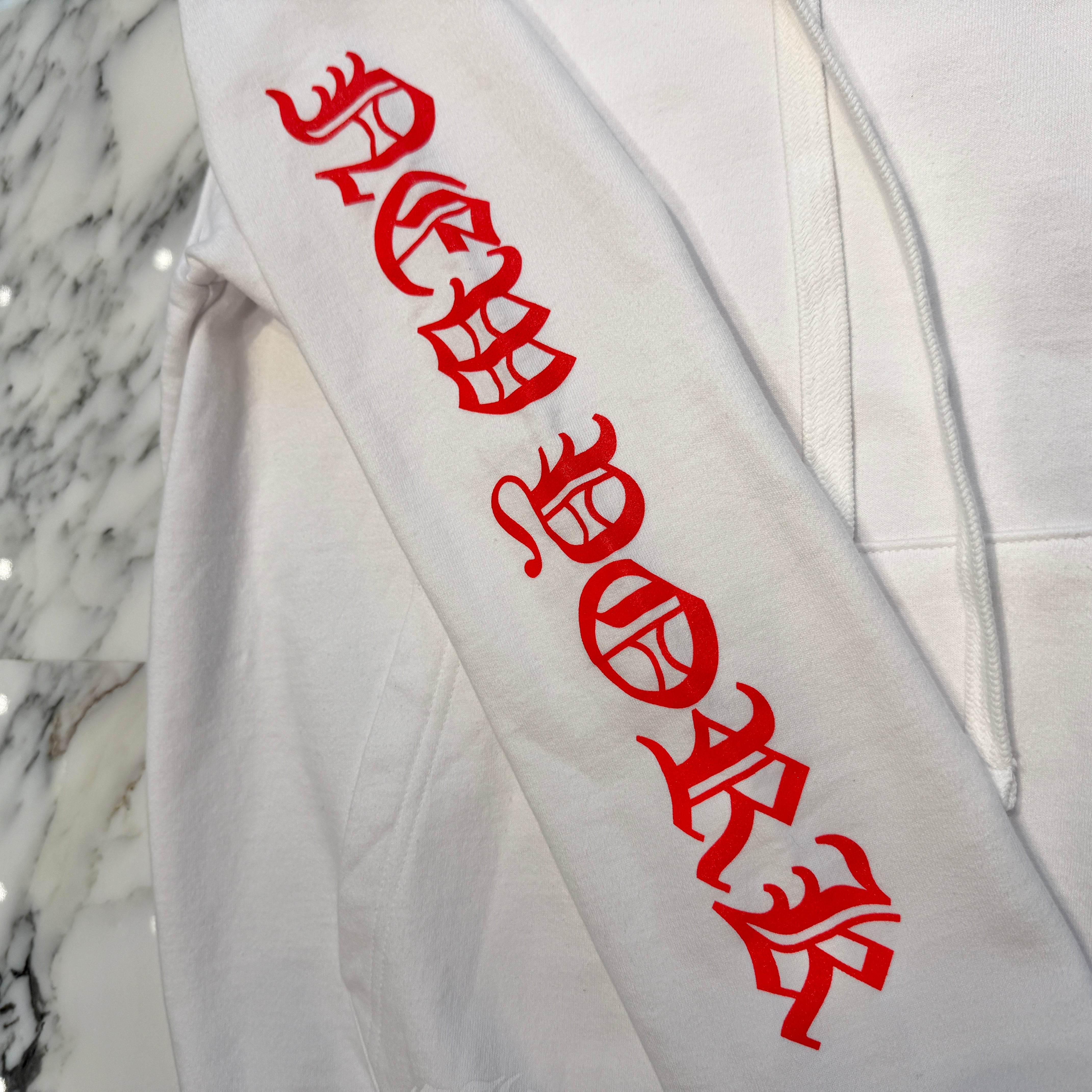 CHROME HEARTS × The Rolling Stones New York Limited Lip & Tan Pullover Hoodie Size M クロムハーツ × ローリングストーンズ ニューヨーク限定 リップアンドタン プルオーバー フーディ サイズM