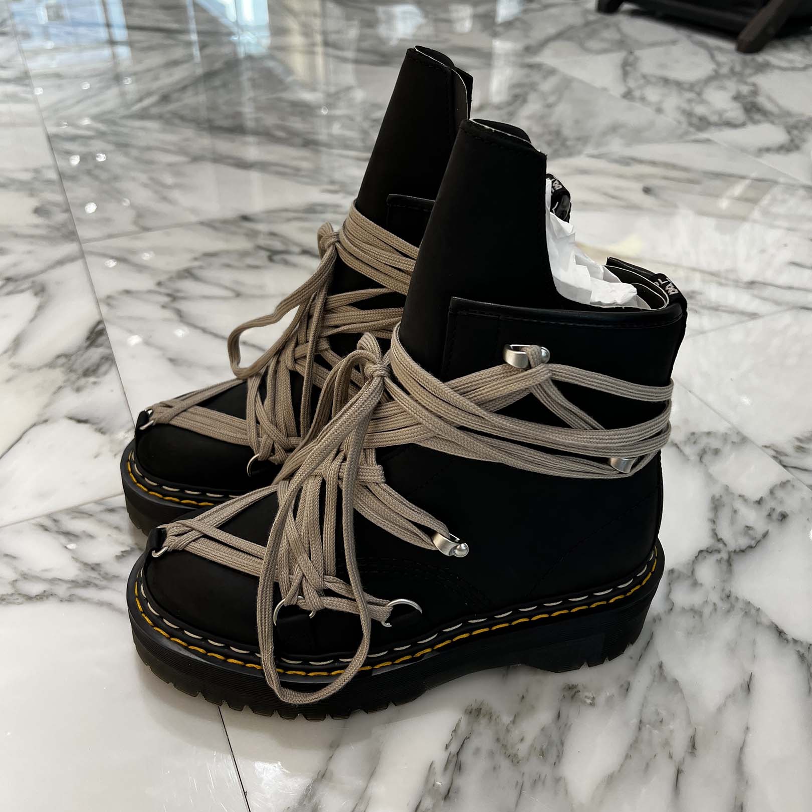 【Dr.Martens × Rick Owens】メガレースブーツ　6.5 楽天市場】Rick Owens * Dr.Martens/リックオウエンス*ドクター