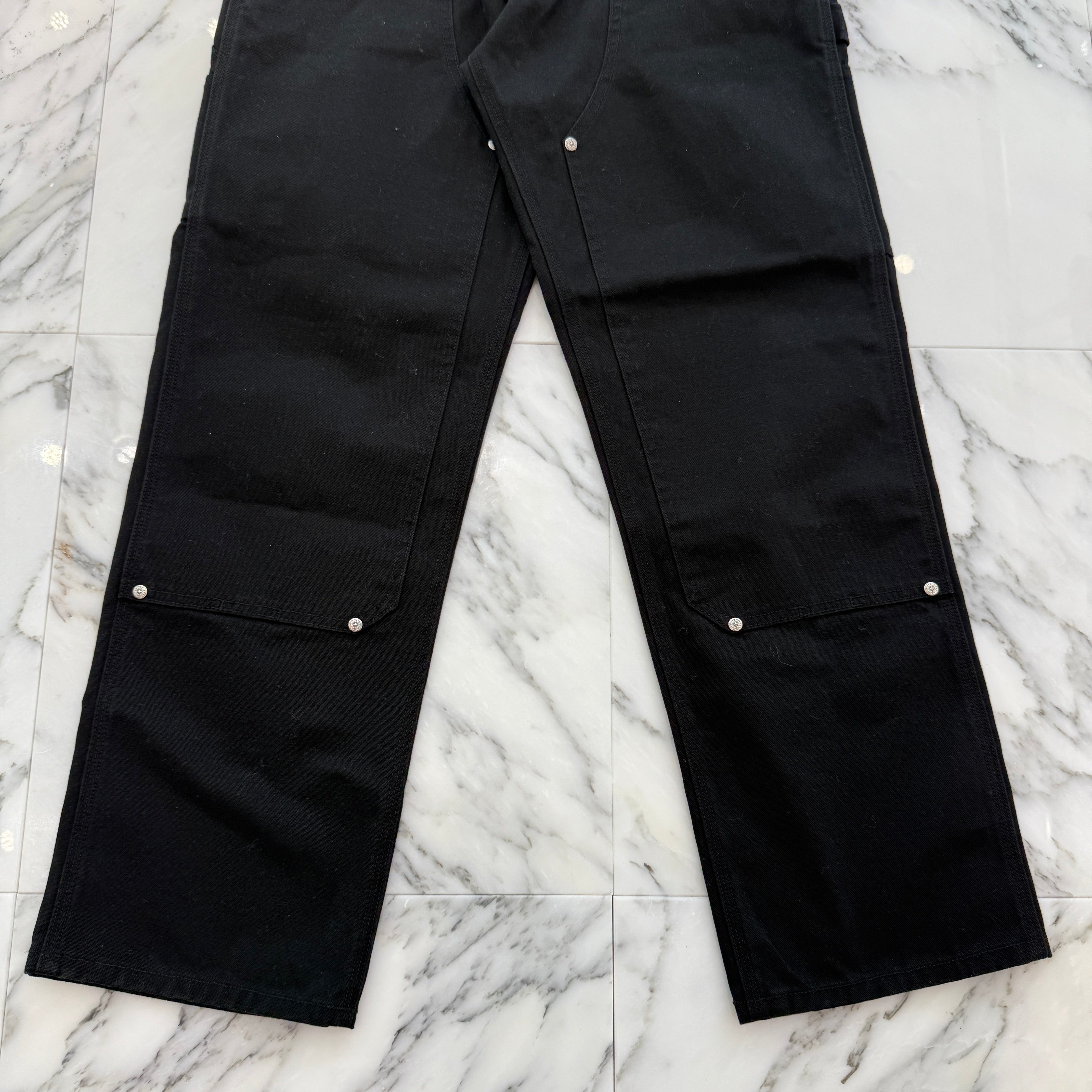 CHROME HEARTS Carpenter Cross Ball Button Denim Pants Size 30 クロムハーツ カーペンター クロスボールボタン デニムパンツ サイズ30