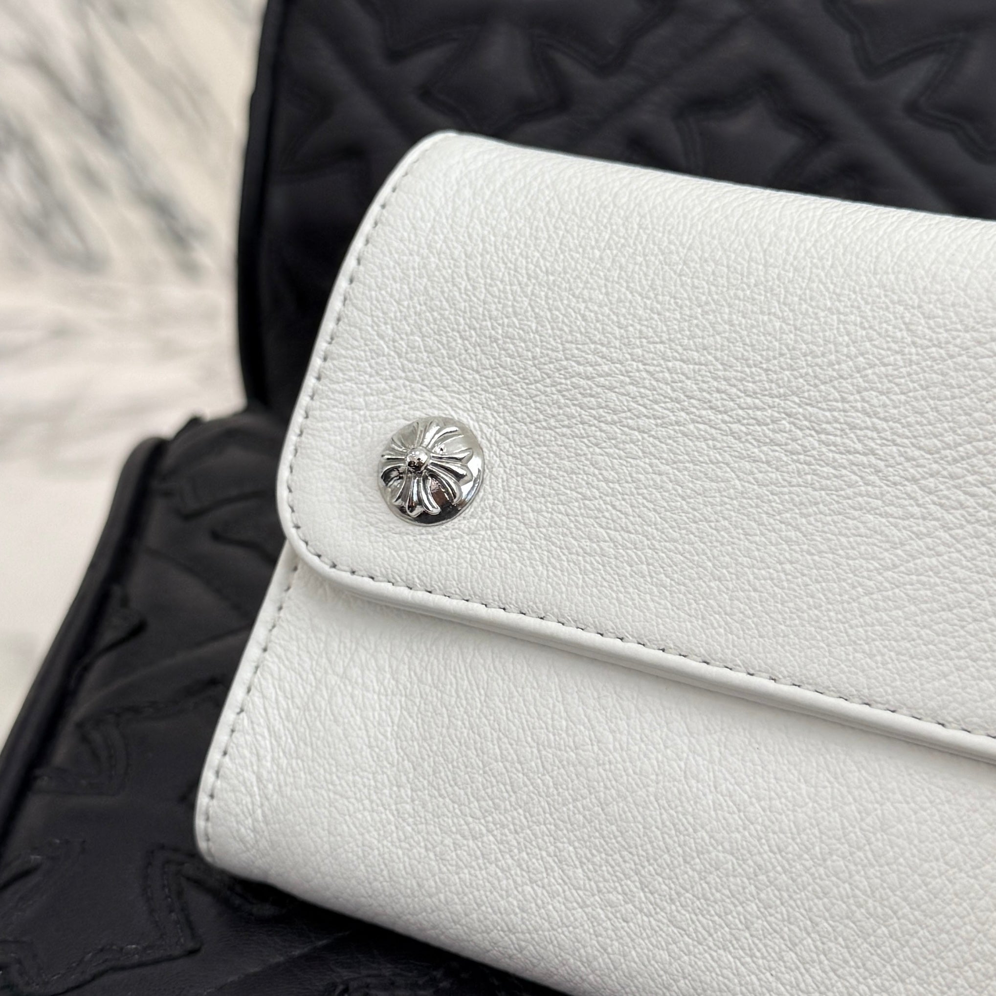 CHROME HEARTS Wave Mini Cross Ball Wallet クロムハーツ ウェイブミニ クロスボール ウォレット