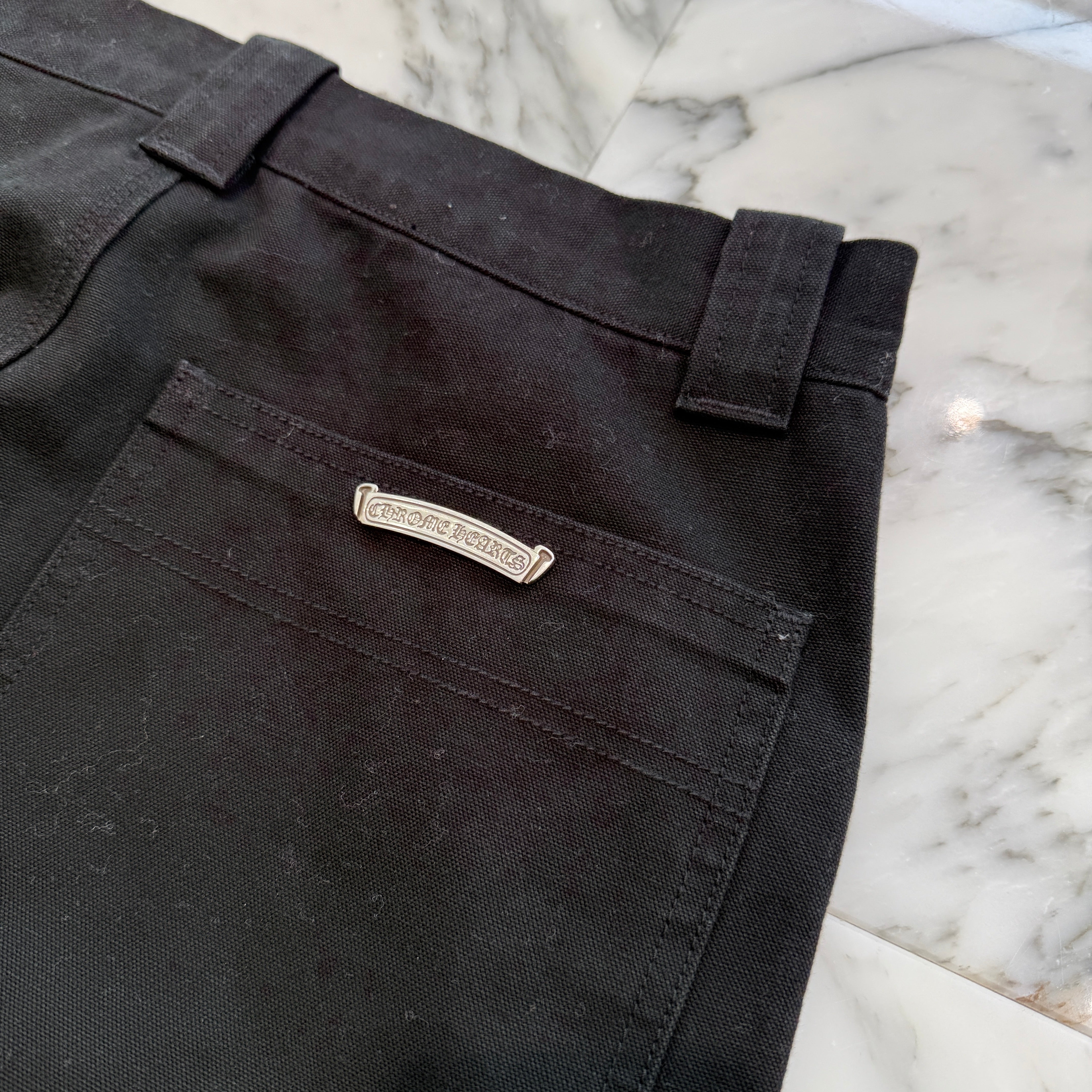 CHROME HEARTS Carpenter Cross Ball Button Denim Pants Size 30 クロムハーツ カーペンター クロスボールボタン デニムパンツ サイズ30