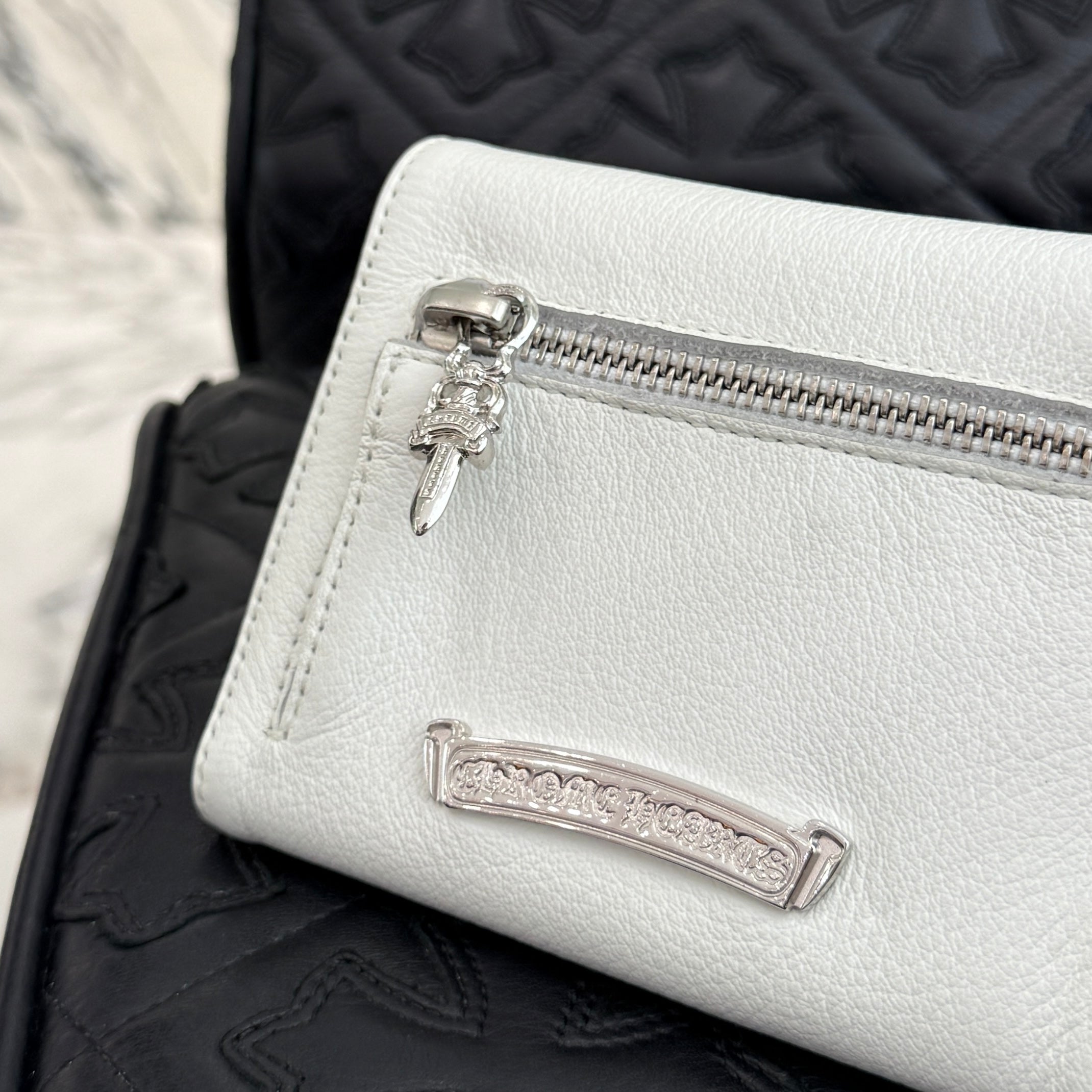 CHROME HEARTS Wave Mini Cross Ball Wallet クロムハーツ ウェイブミニ クロスボール ウォレット