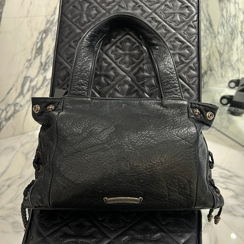 CHROME HEARTS JJ Dean Leather Riders Hand Bag クロムハーツ JJ ディーン レザー ライダース ハンドバッグ