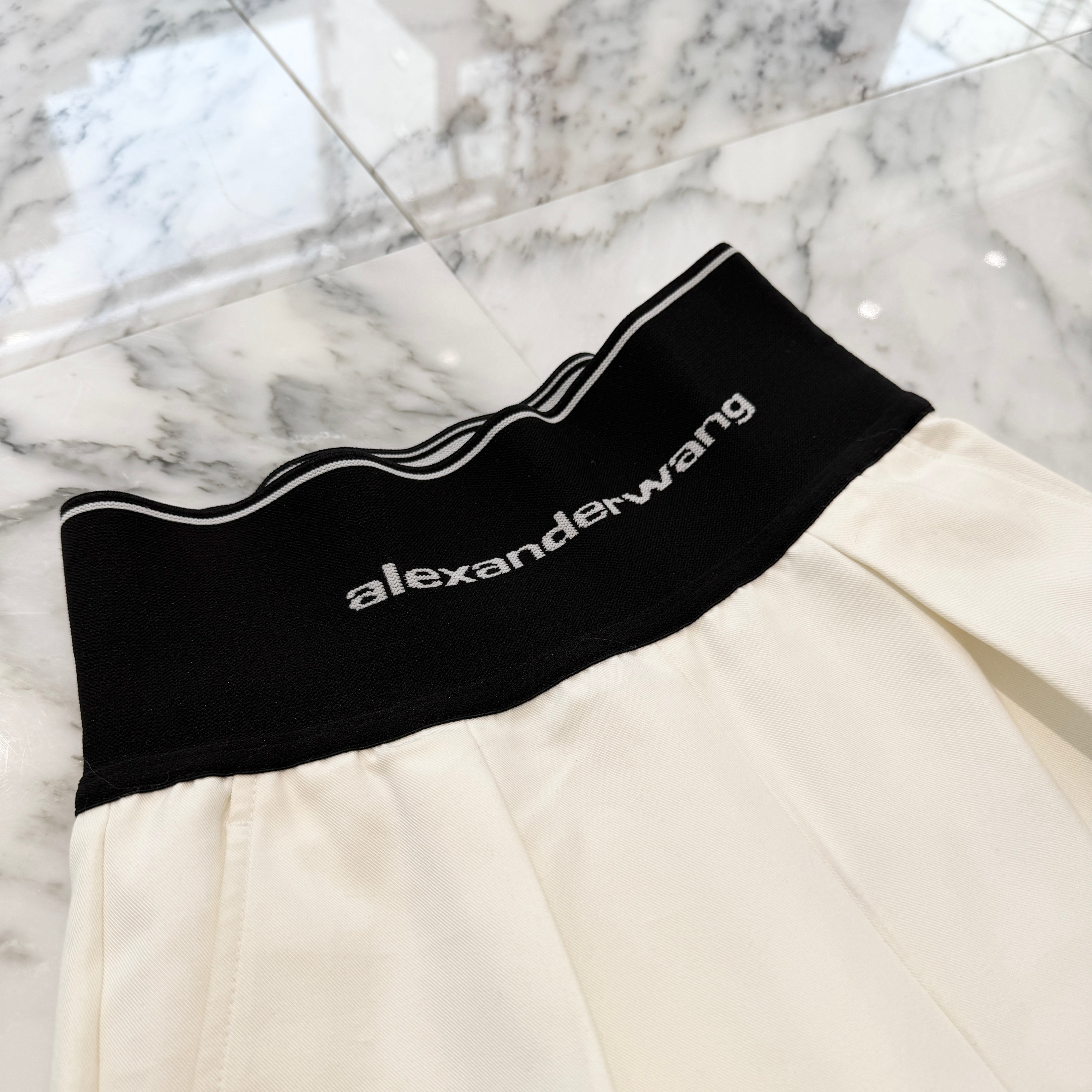 Alexander Wang 2023SS Wide Tailored Pants 1WC1224426 Size 0 アレキサンダーワン ワイド テーラード パンツ サイズ0