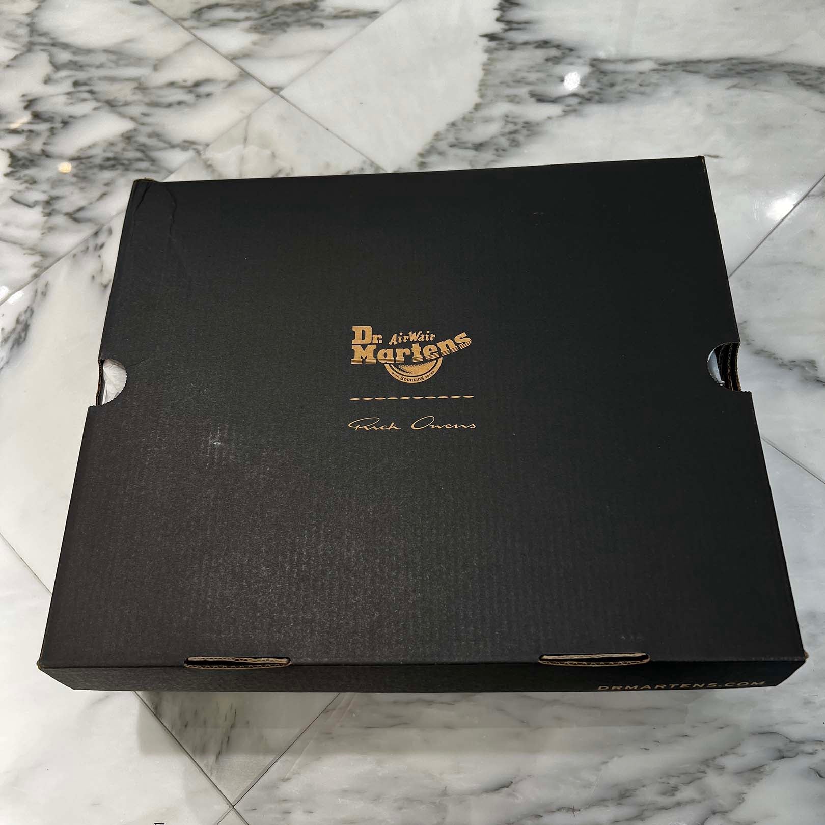 Rick Owens × Dr.Martens 1460 QUAD SOLE MEGALACE Boot DW02E68128001 Size UK6(25.0cm) リックオウエンス×ドクターマーチン 1460 クアッドソール メガレースブーツ サイズUK6(25.0cm)