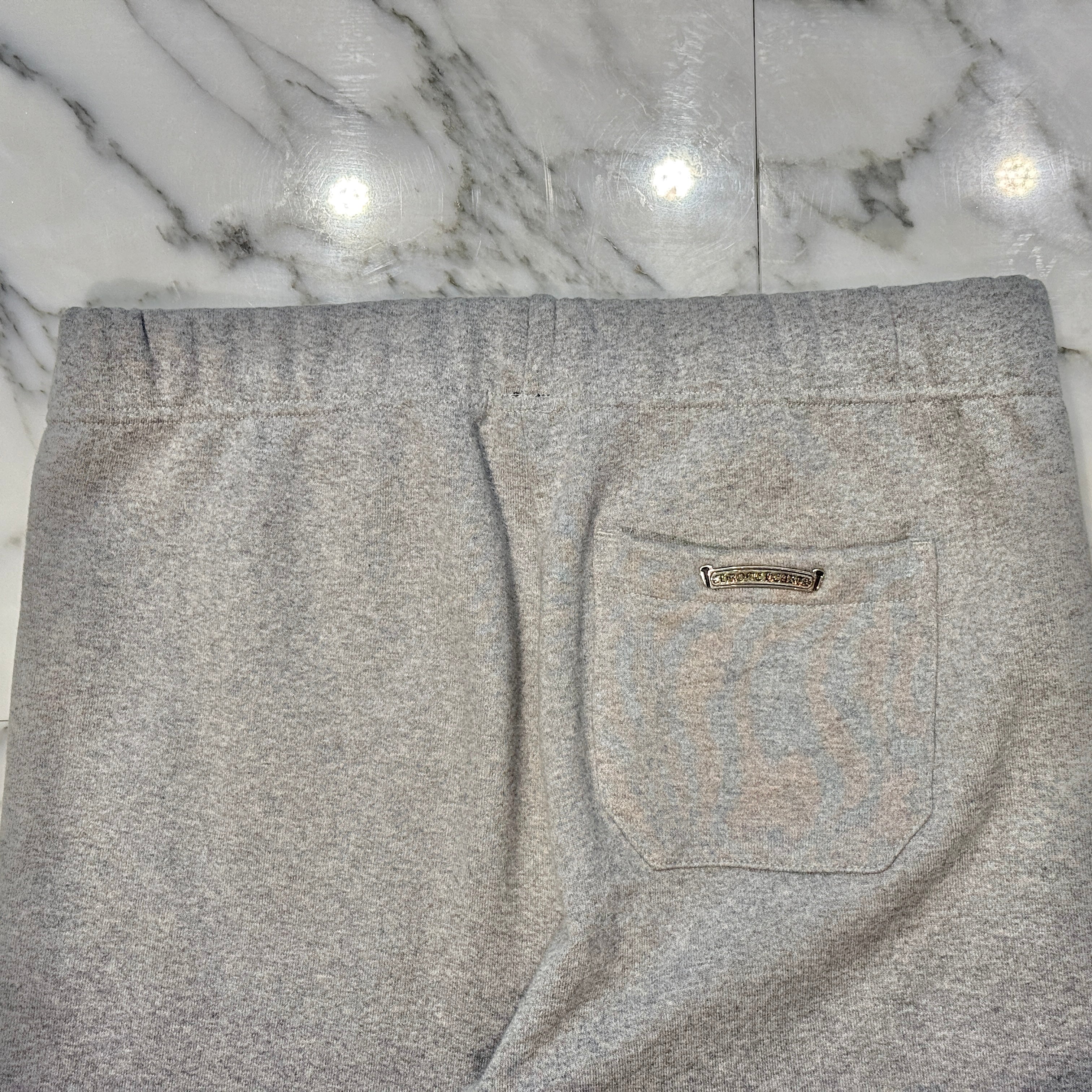 CHROME HEARTS Y NOT 3 Cemetery Cross Patch Sweat Long Pants CHROME HEARTS Y NOT 3 Cemetery Cross Patch Sweat Long Pants