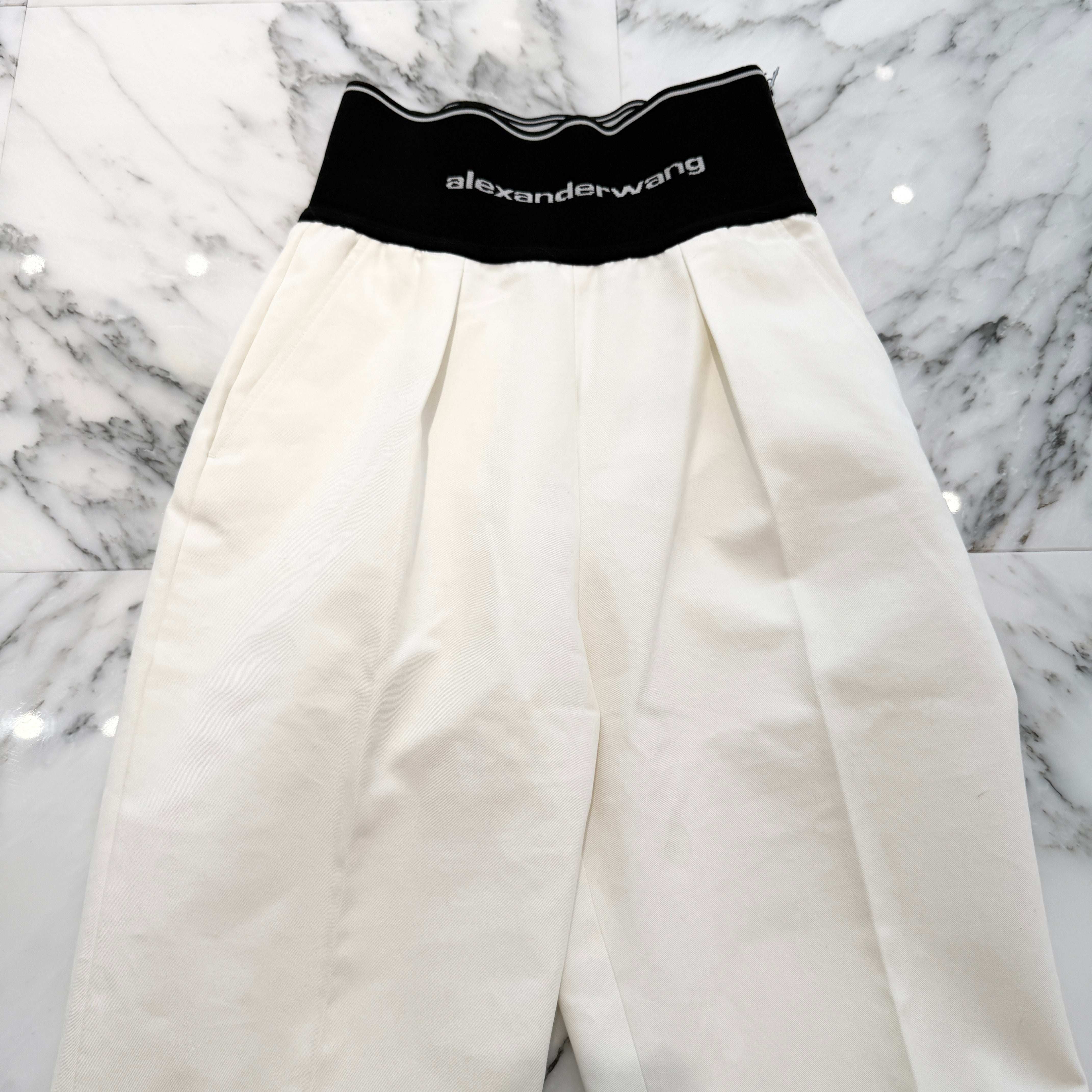 Alexander Wang 2023SS Wide Tailored Pants 1WC1224426 Size 0 アレキサンダーワン ワイド テーラード パンツ サイズ0