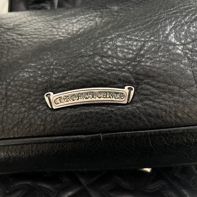 CHROME HEARTS JJ Dean Leather Riders Hand Bag クロムハーツ JJ ディーン レザー ライダース ハンドバッグ