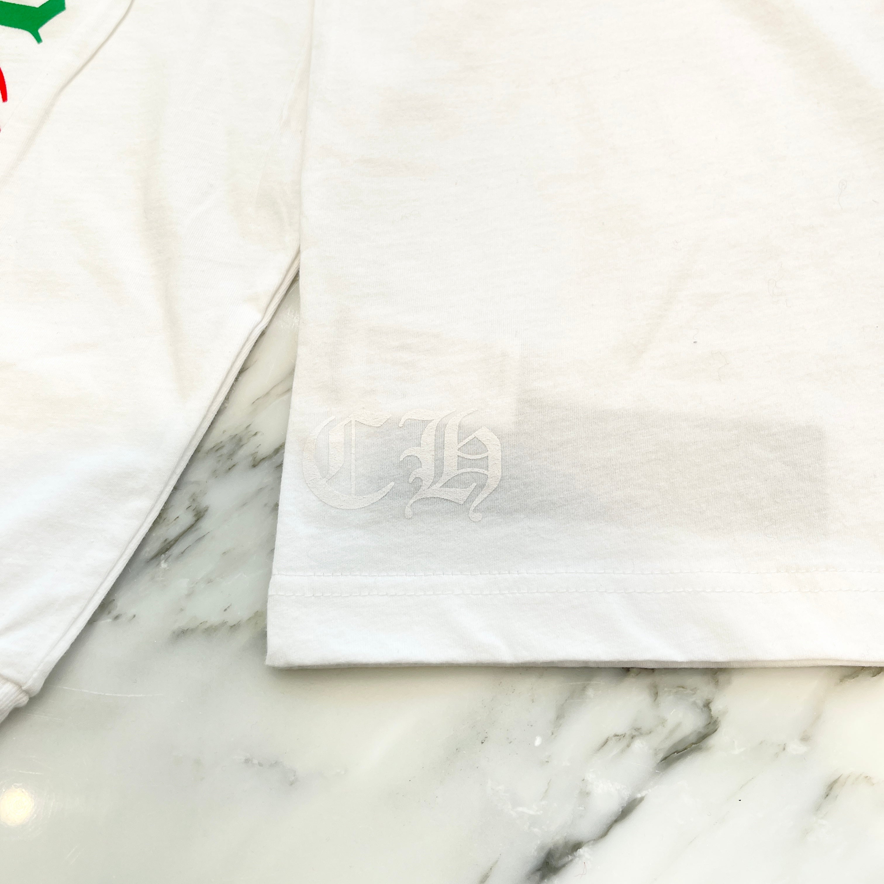 CHROME HEARTS 2021SS MLTCOL CEM CRS Long Sleeve Tee Size M クロムハーツ マルチカラー セメタリークロス ロングスリーブTシャツ サイズM