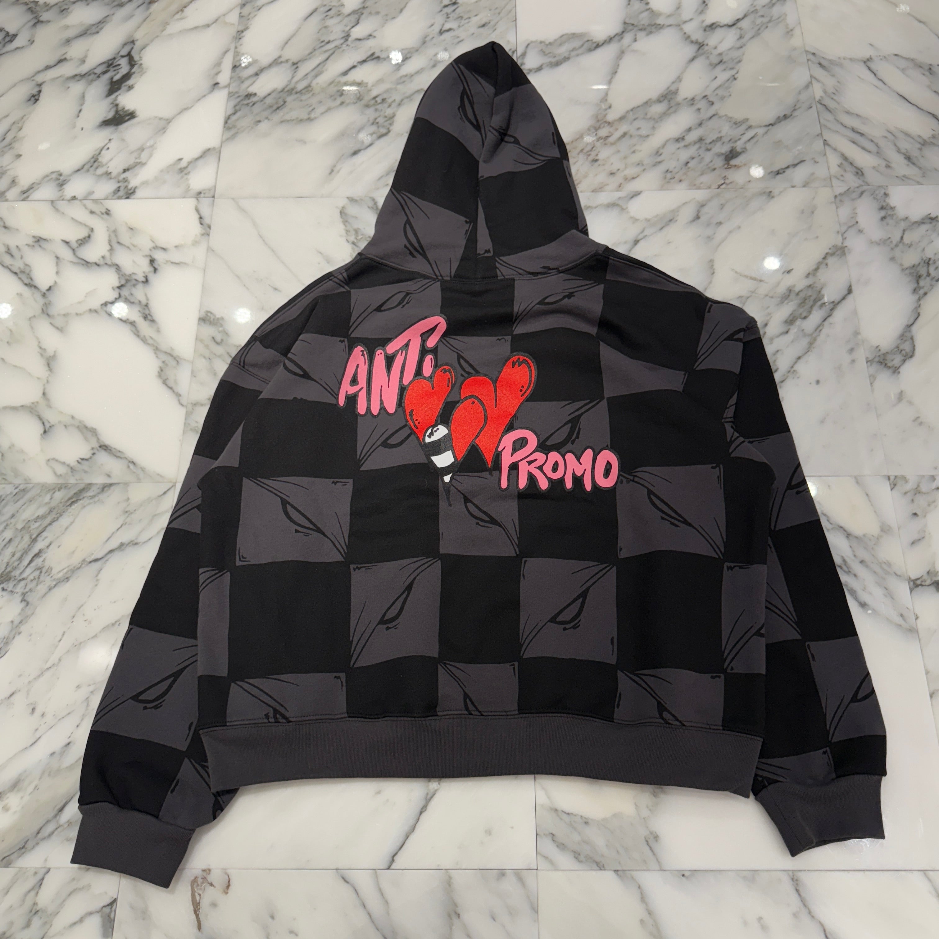 MATTY BOY 2025SS NY Exclusive ANTI PROMO 99 Eyes Flame Pullover Hoodie Size L マッティボーイ ニューヨーク限定 アンティ プロモ 99アイズ フレイム プルオーバーフーディ サイズL