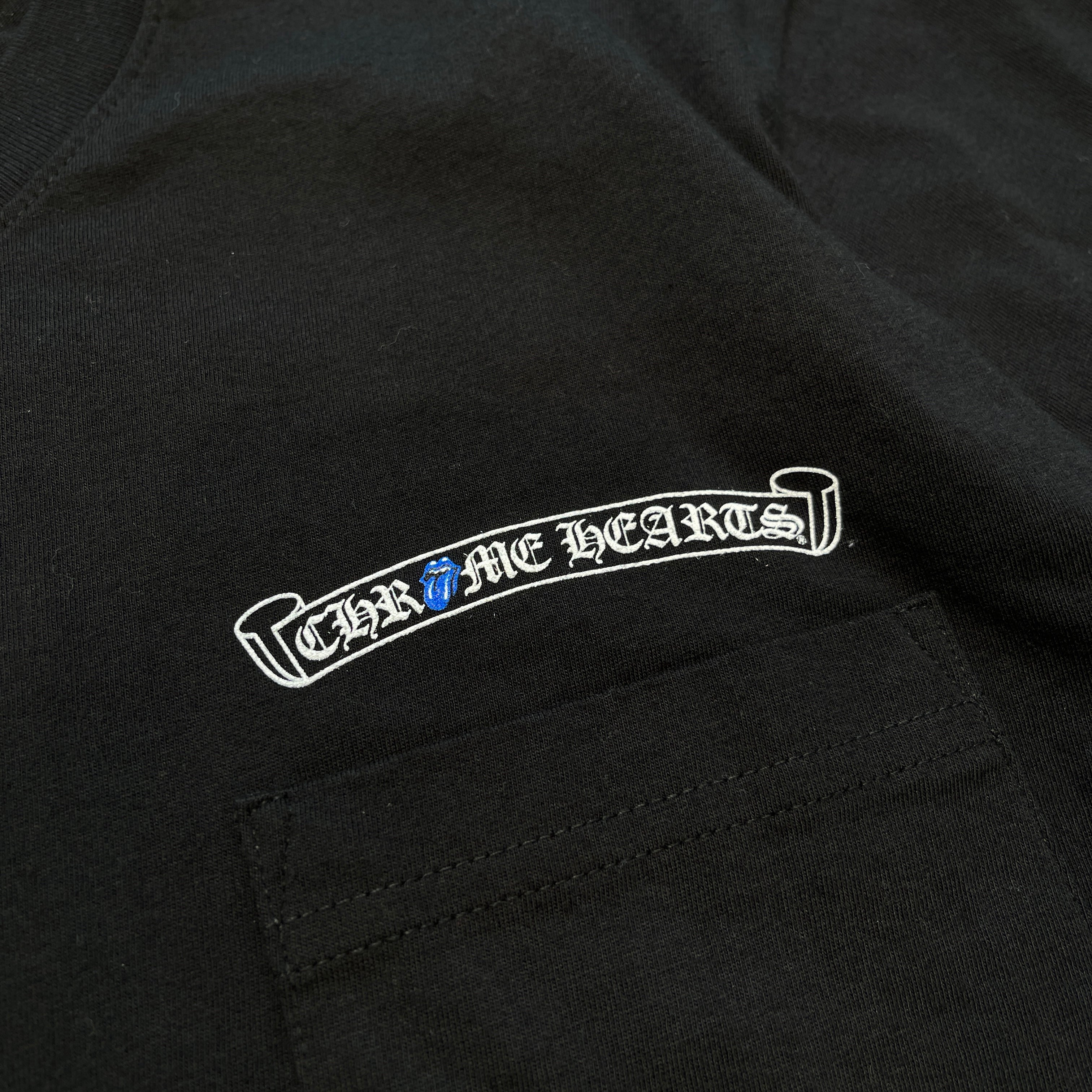 CHROME HEARTS × The Rolling Stones New York Limited Short Sleeve Tee Size M クロムハーツ × ローリングストーンズ ニューヨーク限定 ショートスリーブTシャツ サイズM