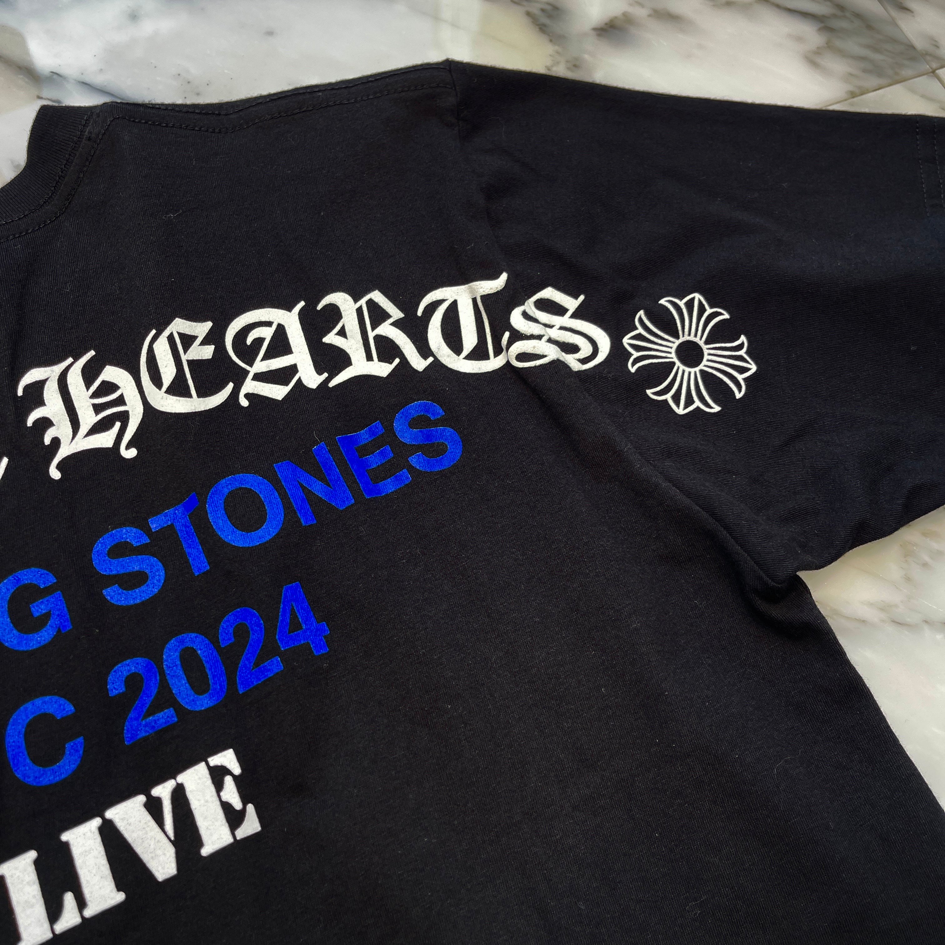 CHROME HEARTS × The Rolling Stones New York Limited Short Sleeve Tee Size M クロムハーツ × ローリングストーンズ ニューヨーク限定 ショートスリーブTシャツ サイズM
