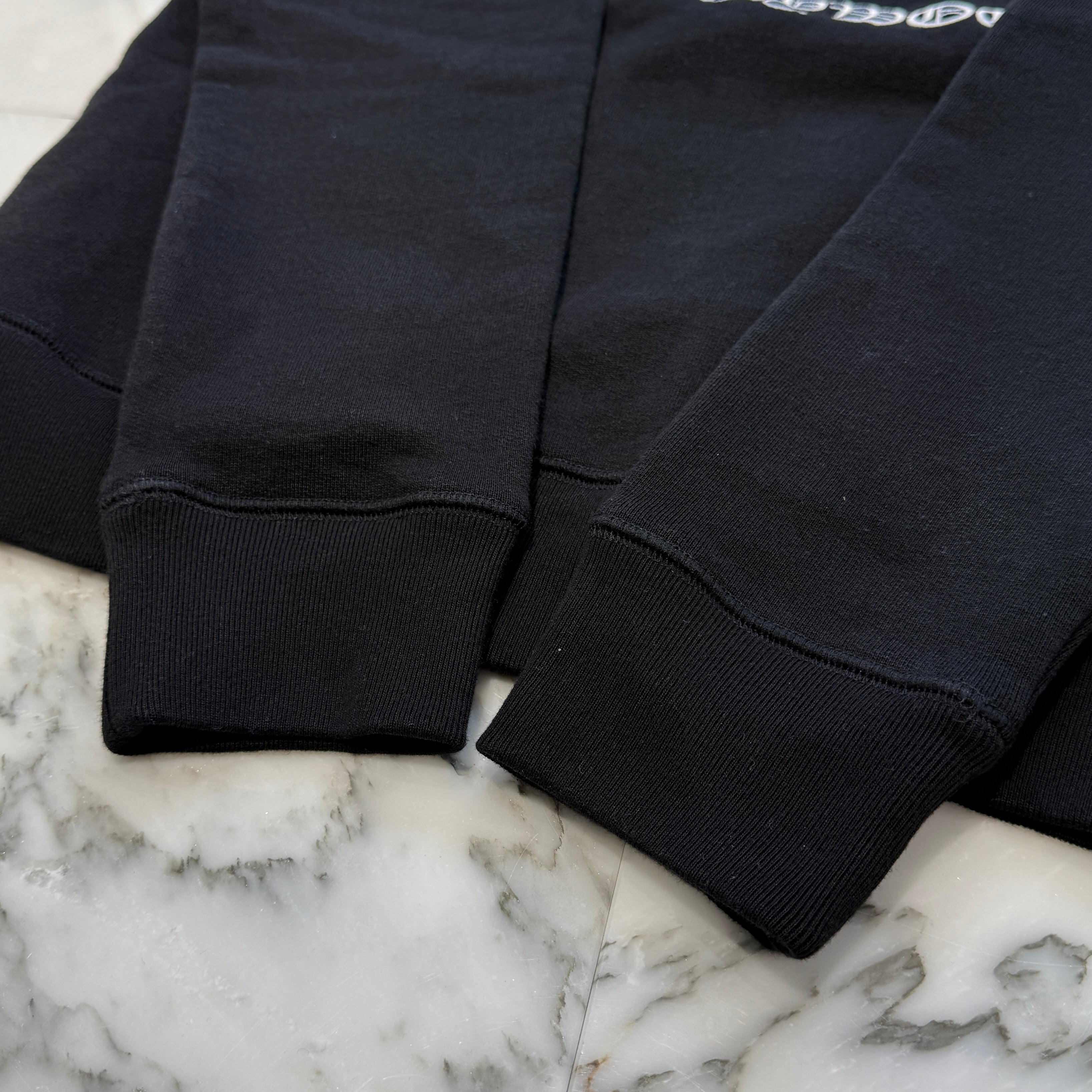 CHROME HEARTS King Taco 3 Cemetery Cross Embroidery Sweat Shirt Size S クロムハーツ キングタコ 3セメタリークロス刺繍 スウェットシャツ サイズS