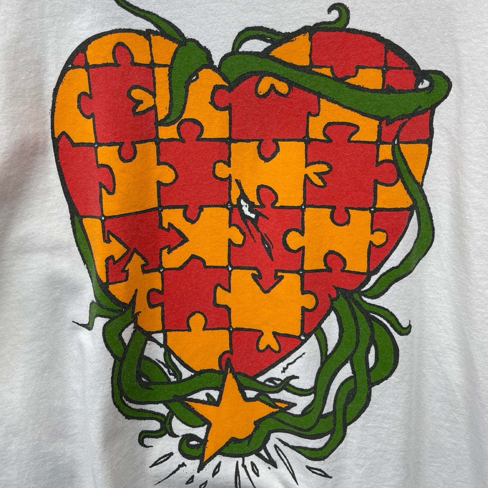 Gallery Dept. 2021AW Puzzle Heart Longsleeve Shirt Size M