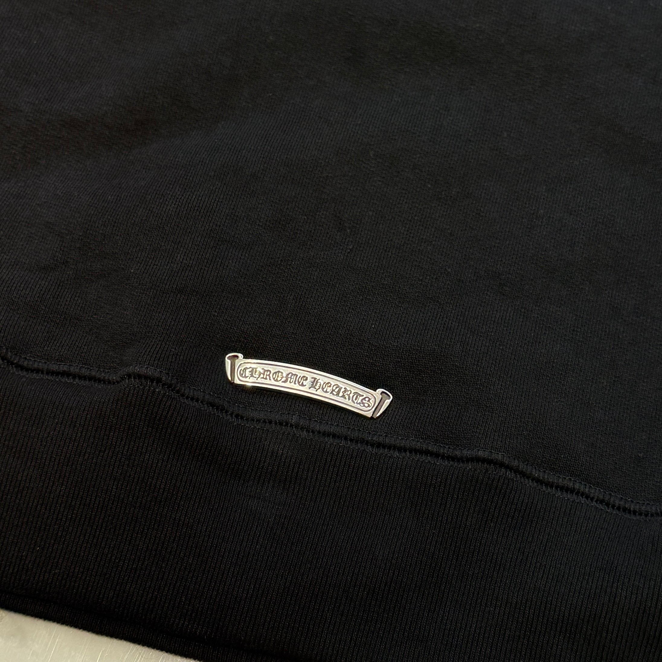 CHROME HEARTS King Taco 3 Cemetery Cross Embroidery Sweat Shirt Size S クロムハーツ キングタコ 3セメタリークロス刺繍 スウェットシャツ サイズS