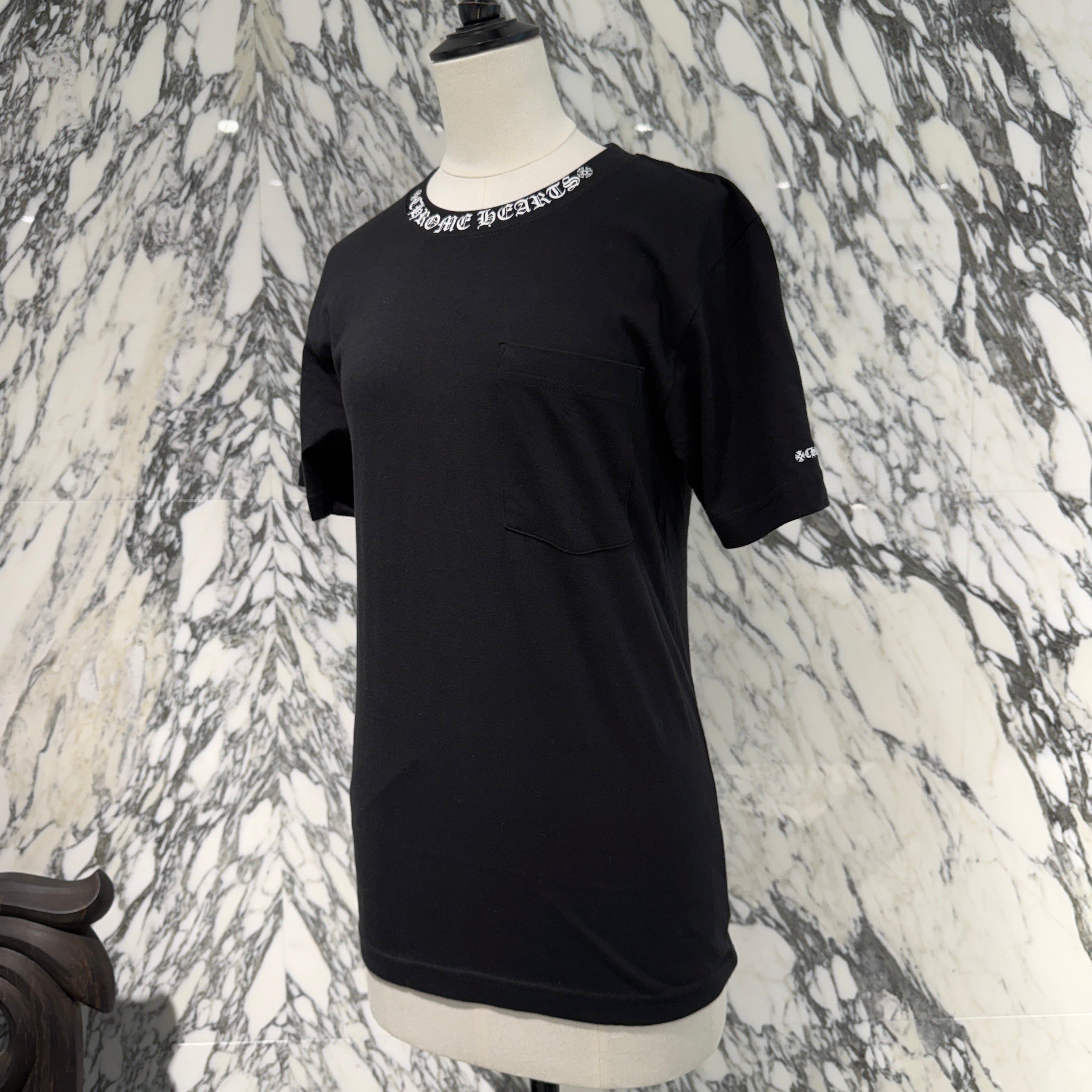 CHROME HEARTS Neck Logo Tee Size XS クロムハーツ ネックロゴ Tシャツ サイズXS