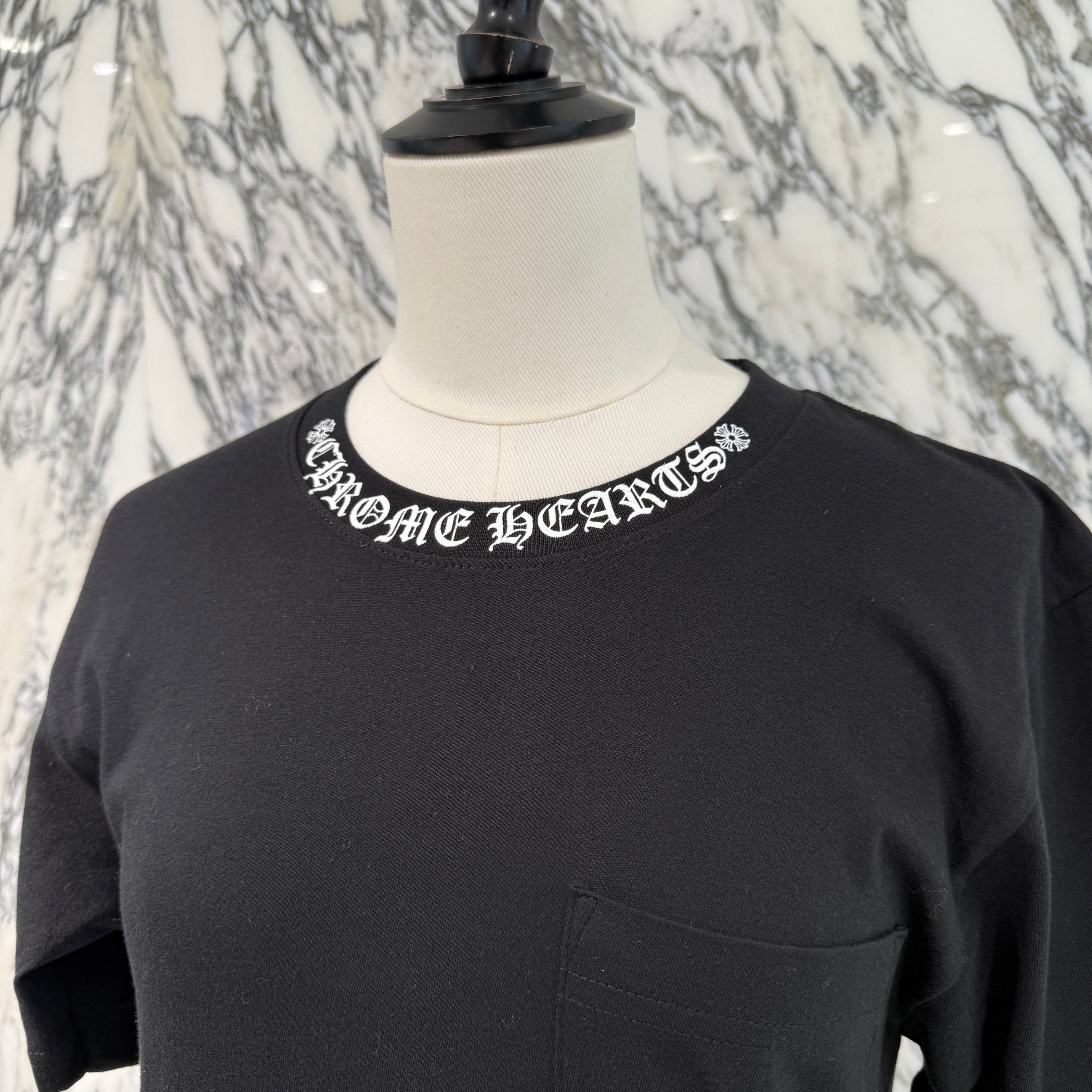 CHROME HEARTS Neck Logo Tee Size XS クロムハーツ ネックロゴ Tシャツ サイズXS