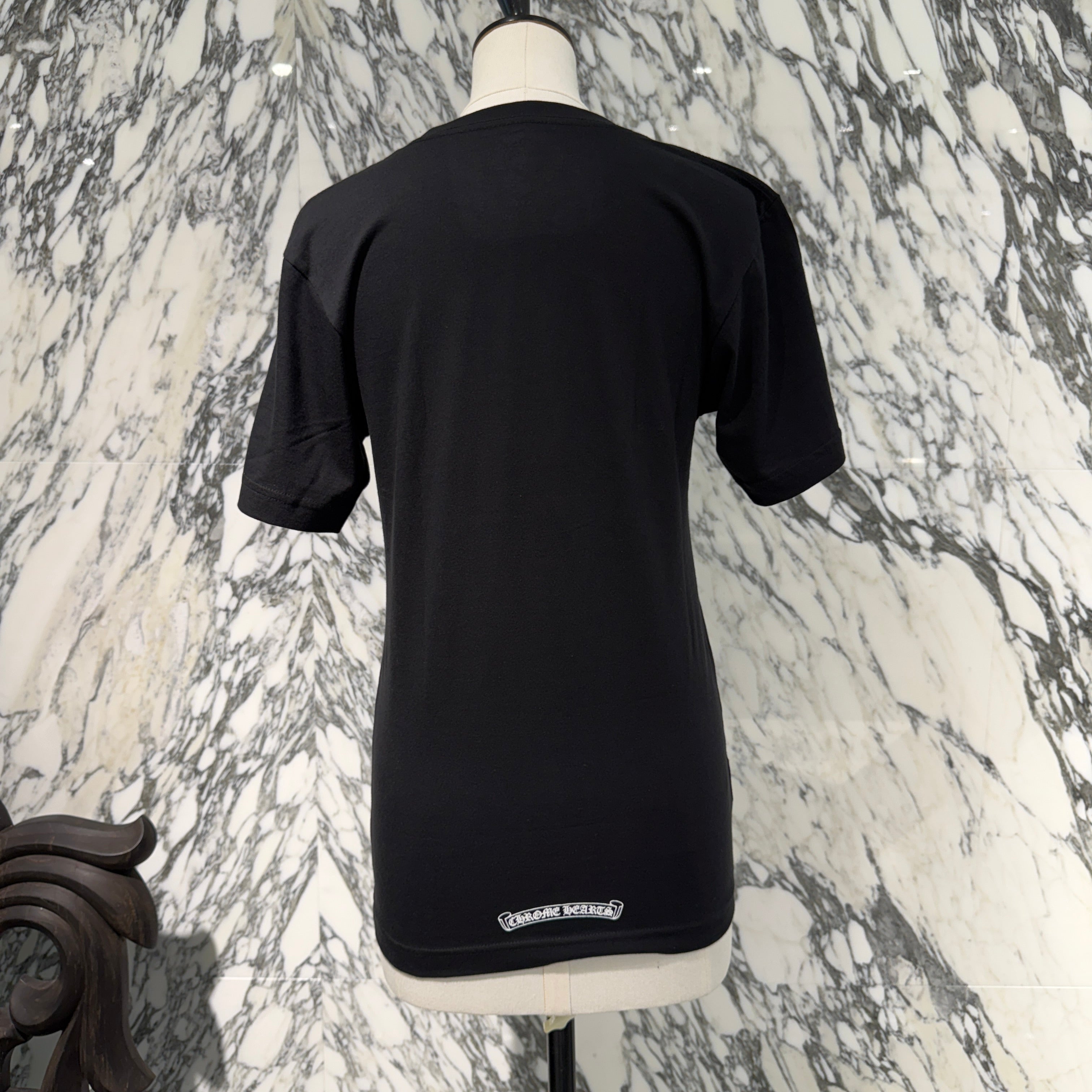 CHROME HEARTS Neck Logo Tee Size XS クロムハーツ ネックロゴ Tシャツ サイズXS