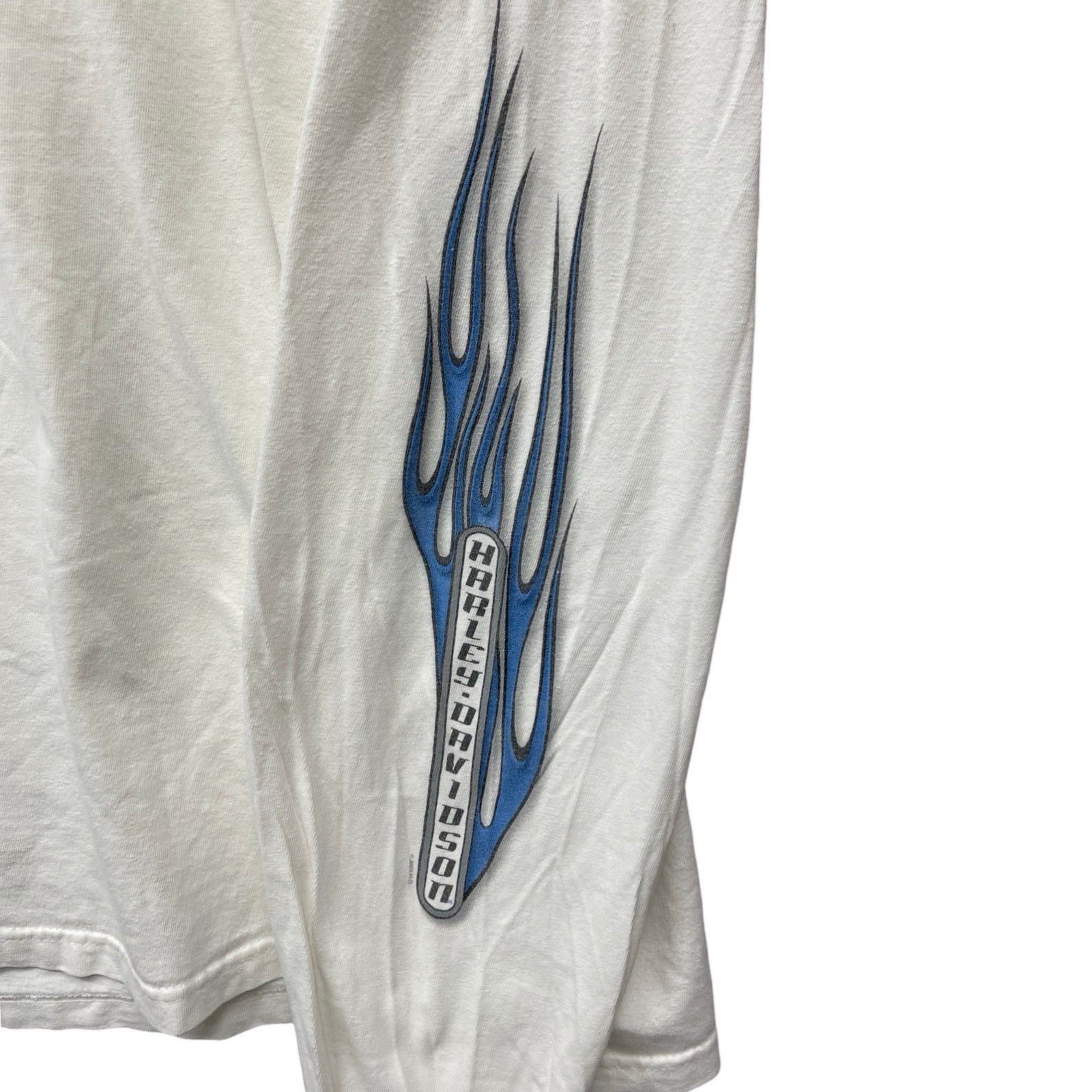 Vintage 00's Harley-Davidson "SAUK PRAIRIE" Blue Eagle 2003 L/S Tee Size XXL