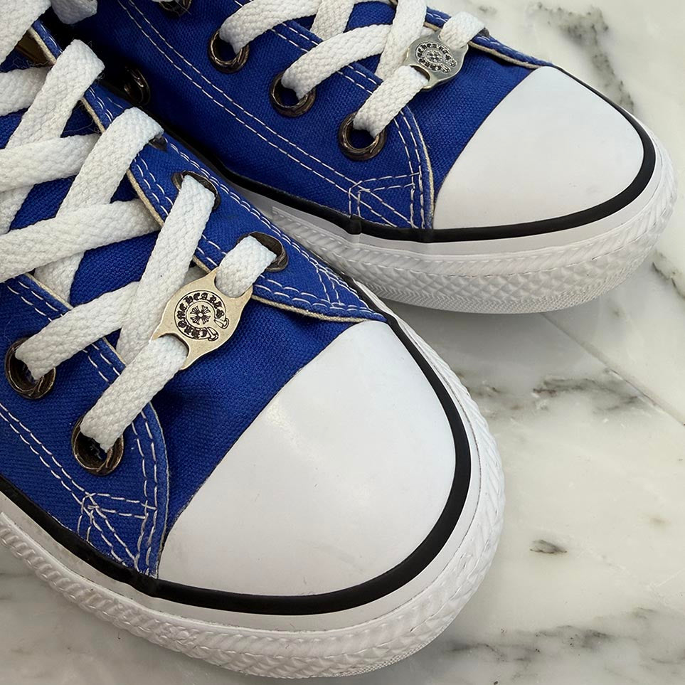 CHROME HEARTS × CONVERSE ALL STAR Silver Dagger Canvas High Top Sneakers Size 26.5cm クロムハーツ × コンバース オールスター シルバーダガー キャンバス ハイカットスニーカー サイズ26.5cm