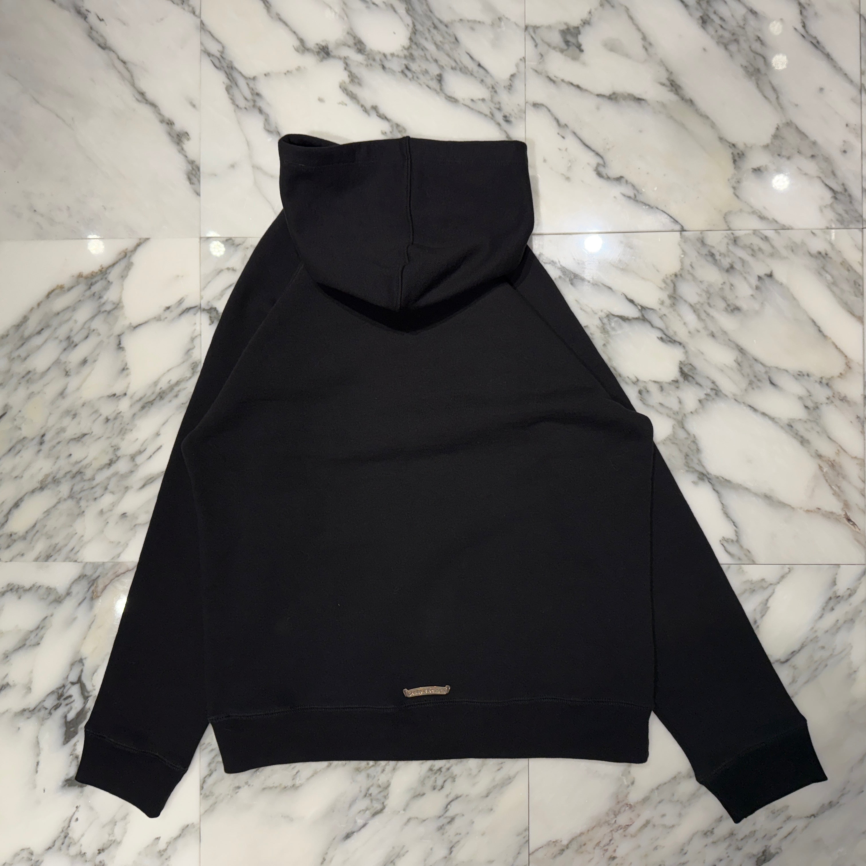 CHROME HEARTS King Taco Cemetery Cross Embroidery Pullover Hoodie Size L クロムハーツ キングタコ セメタリークロス 刺繍 プルオーバーフーディ サイズL