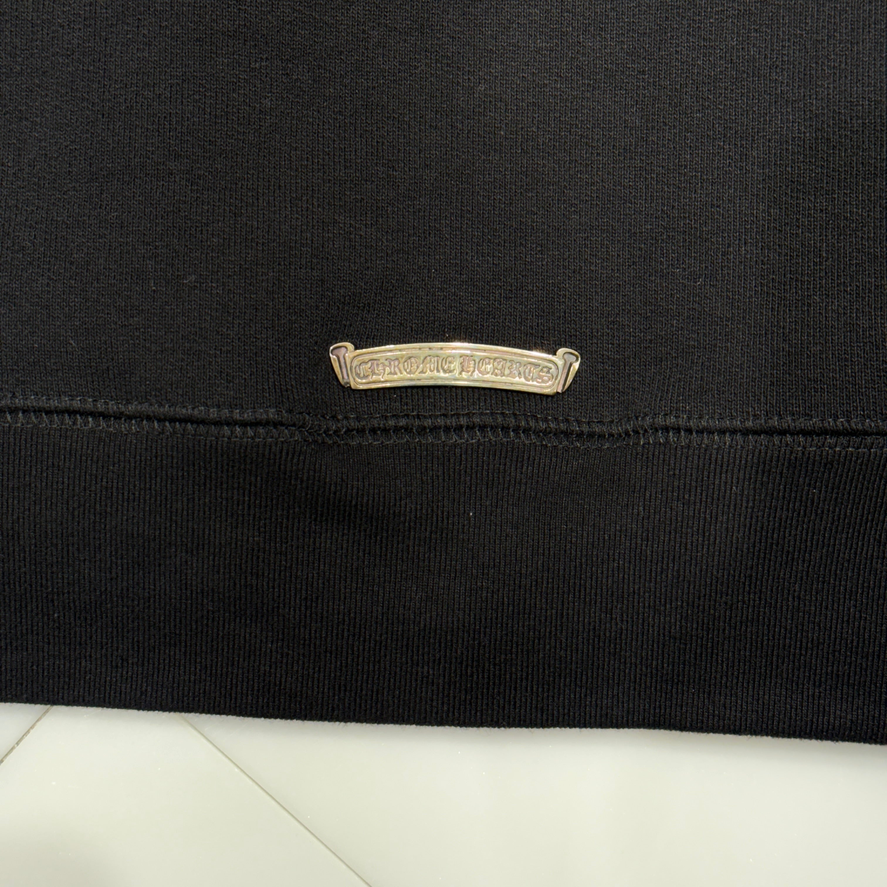 CHROME HEARTS King Taco Cemetery Cross Embroidery Pullover Hoodie Size L クロムハーツ キングタコ セメタリークロス 刺繍 プルオーバーフーディ サイズL