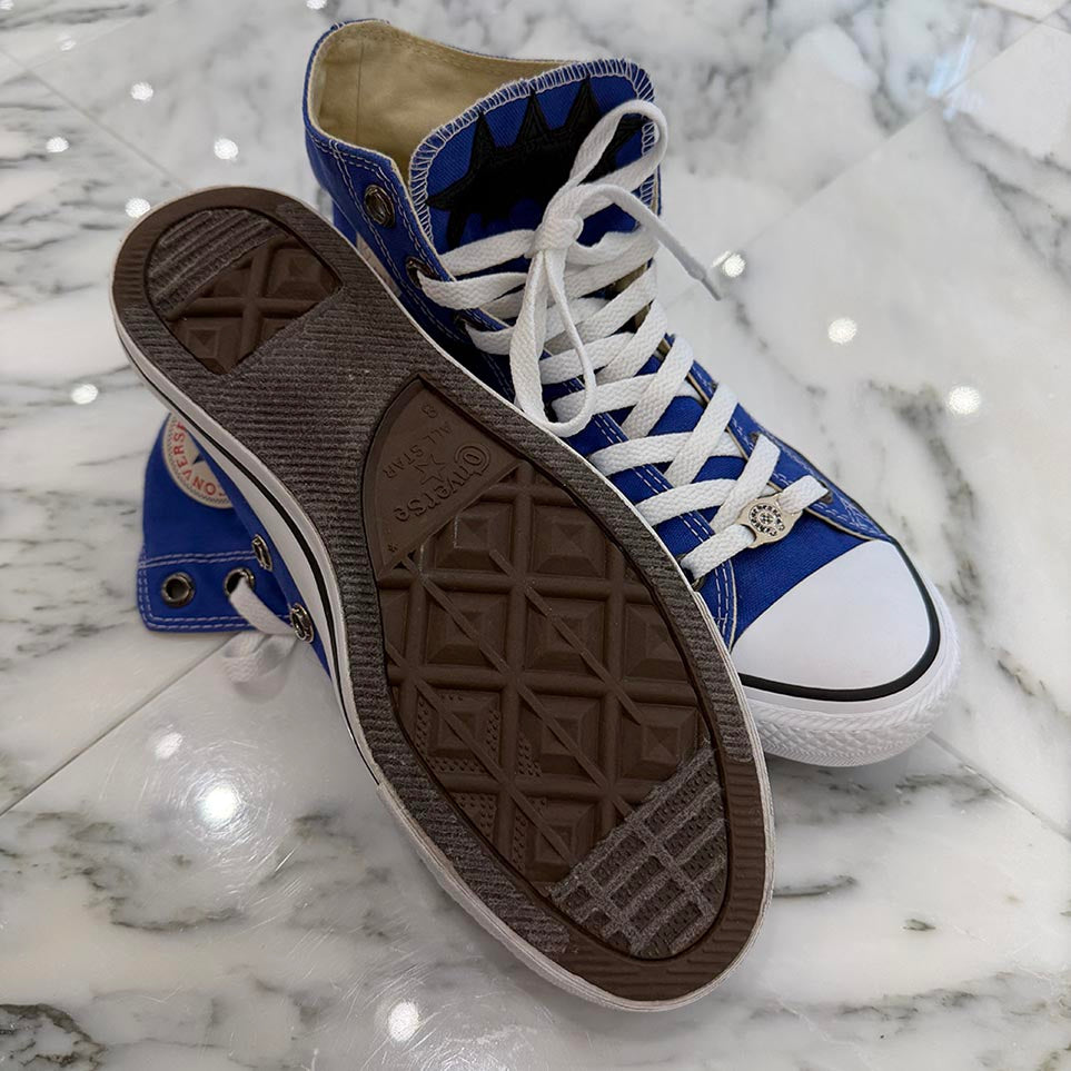 CHROME HEARTS × CONVERSE ALL STAR Silver Dagger Canvas High Top