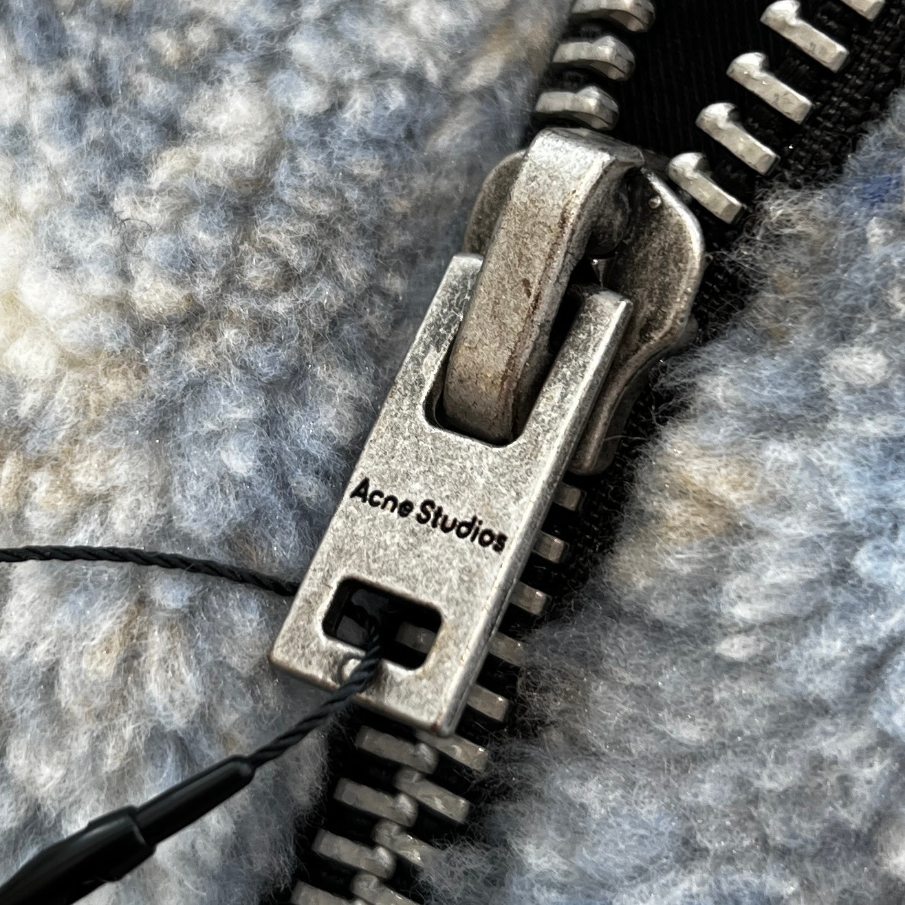 Acne Studios 2025SS Teddy Jacquard Fleece Blouson FN-MN-OUTW001150 Size 46 アクネストゥディオズ テディジャカードフリースブルゾン サイズ46