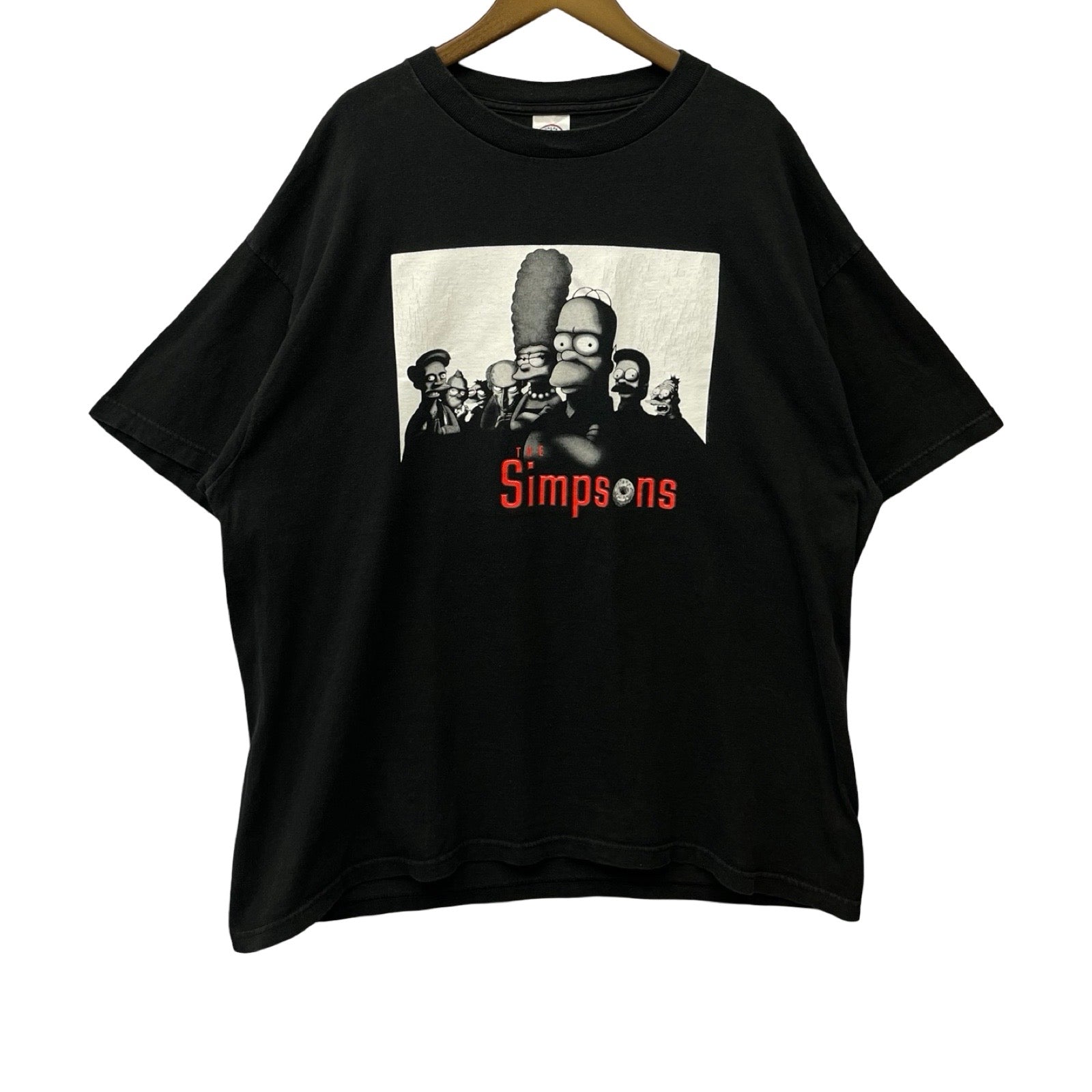 Vintage 00's THE SIMPSONS "Sopranos Mob Mafia Theme" 2001 S/S Tee Size XL
