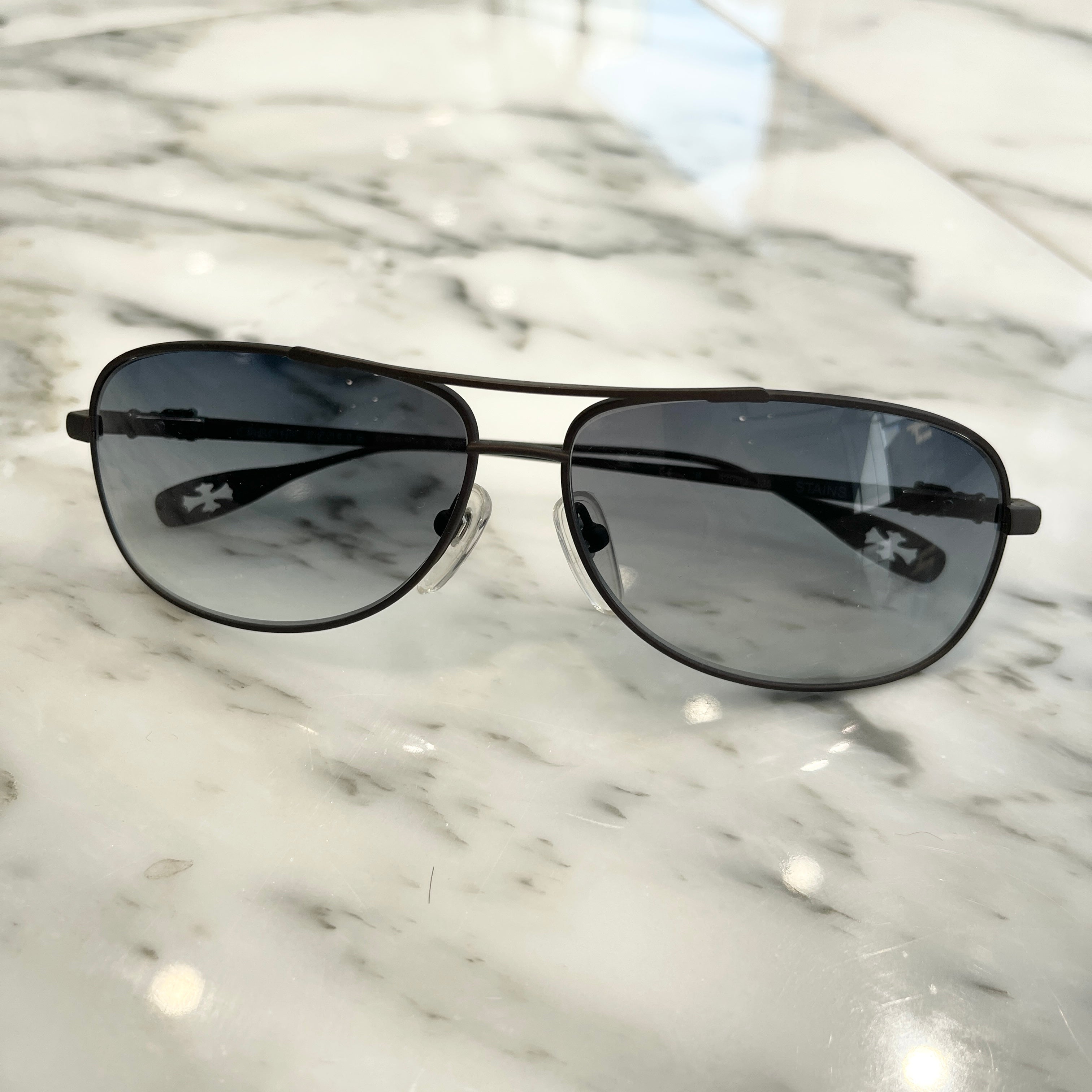 CHROME HEARTS STAINS II Sunglasses Size 65口12-135 クロムハーツ ステイン II サングラス サイズ65口12-135