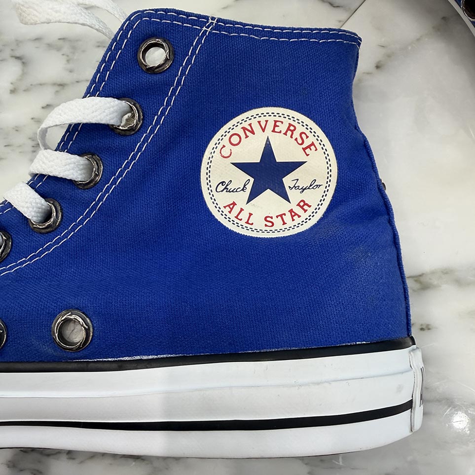 CHROME HEARTS × CONVERSE ALL STAR Silver Dagger Canvas High Top Sneakers Size 26.5cm クロムハーツ × コンバース オールスター シルバーダガー キャンバス ハイカットスニーカー サイズ26.5cm