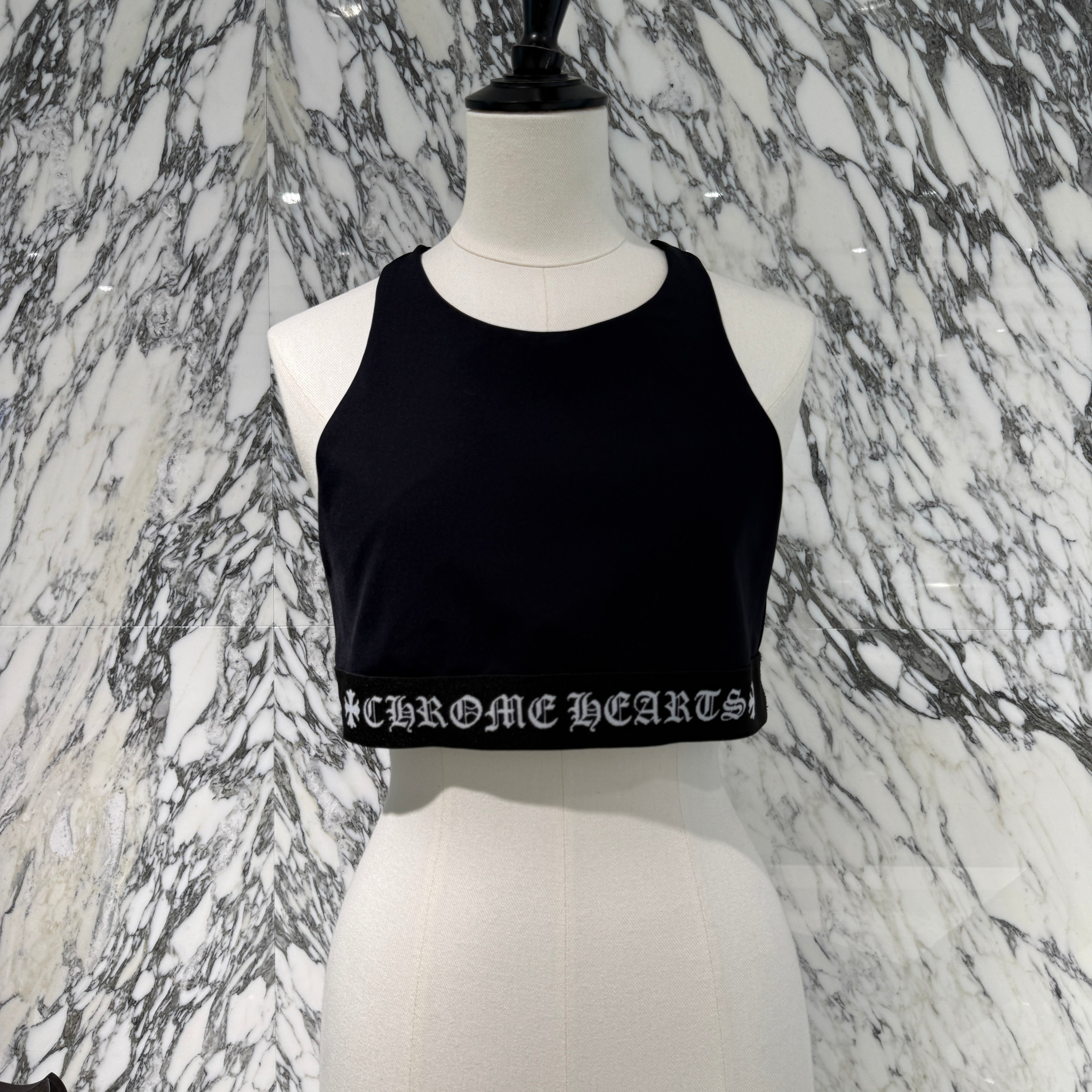 CHROME HEARTS CH Logo YOGA WEAR Sports Bra Size M クロムハーツ CHロゴ ヨガウェア スポーツブラ サイズM