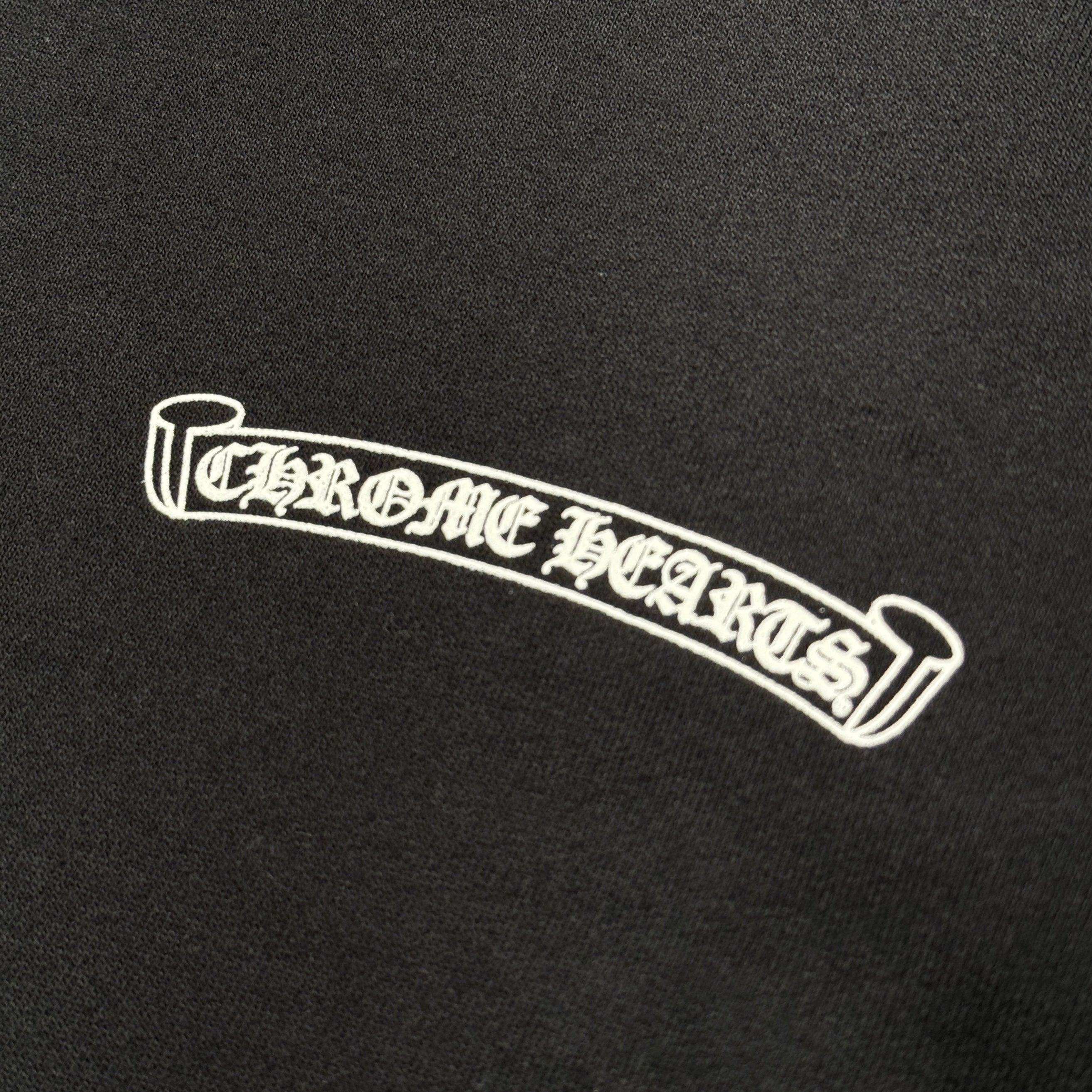 CHROME HEARTS Back Scroll Label Logo Pullover Hoodie Size S クロムハーツ バックスクロールラベルロゴ プルオーバーフーディー サイズS