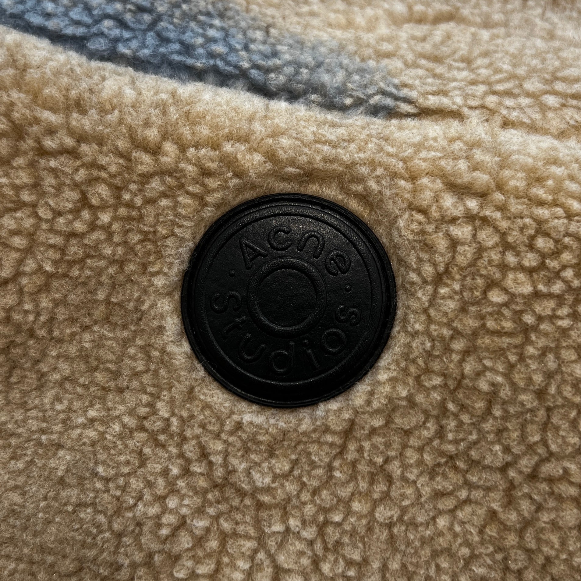 Acne Studios 2025SS Teddy Jacquard Fleece Blouson FN-MN-OUTW001150 Size 46 アクネストゥディオズ テディジャカードフリースブルゾン サイズ46