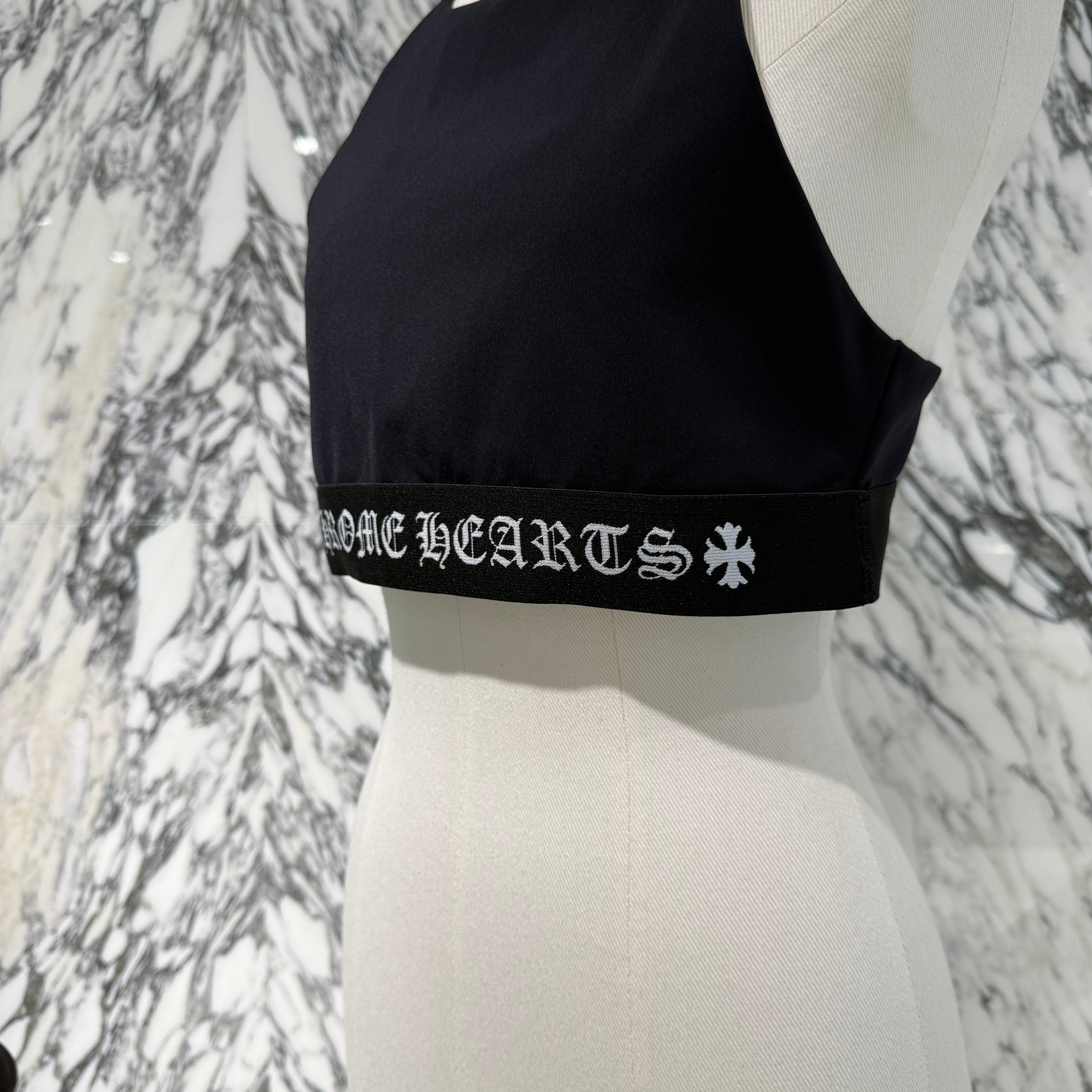 CHROME HEARTS CH Logo YOGA WEAR Sports Bra Size M クロムハーツ CHロゴ ヨガウェア スポーツブラ サイズM